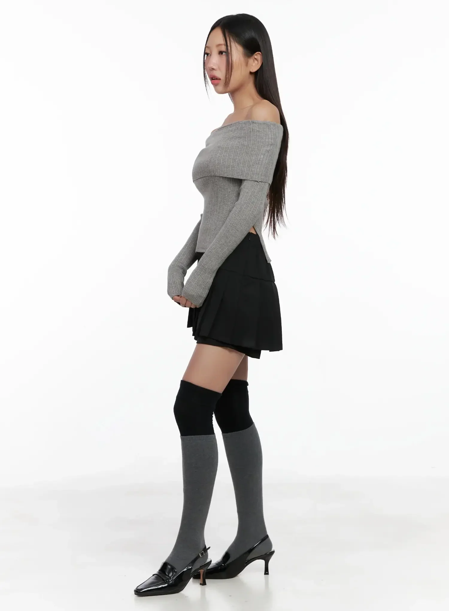 Pleated Mini Skort IG527 - Image 5