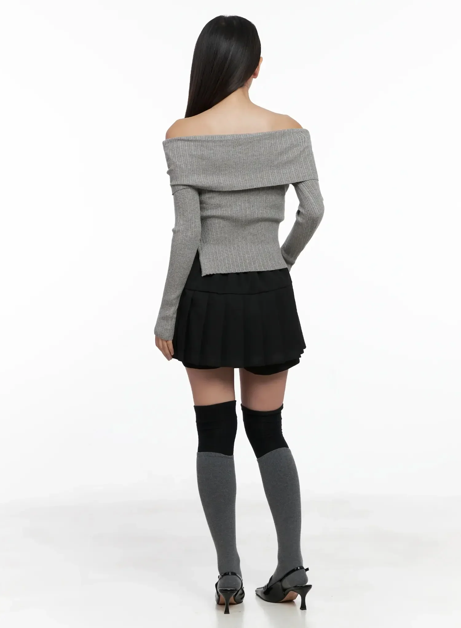 Pleated Mini Skort IG527 - Image 6