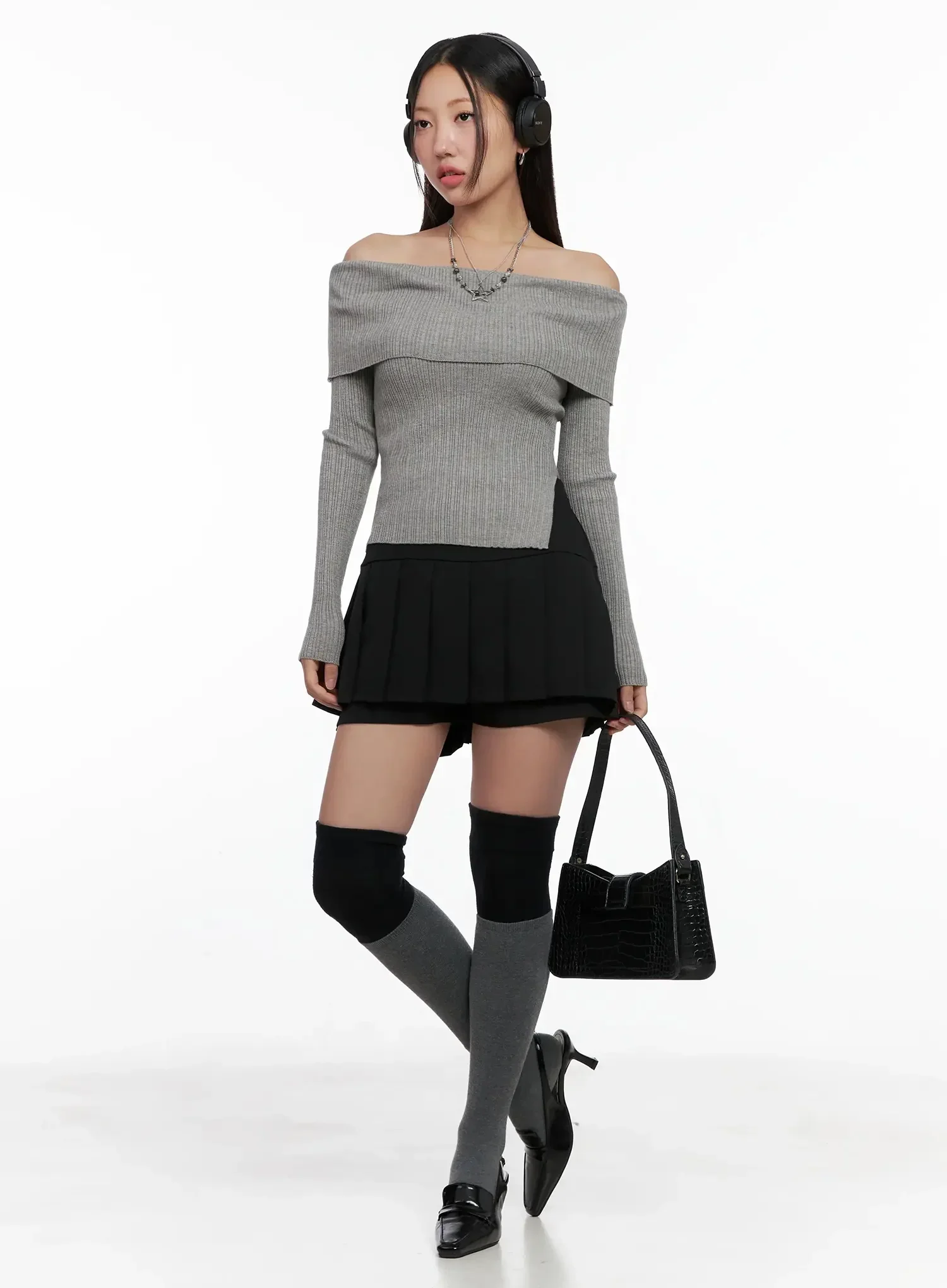 Pleated Mini Skort IG527 - Image 7