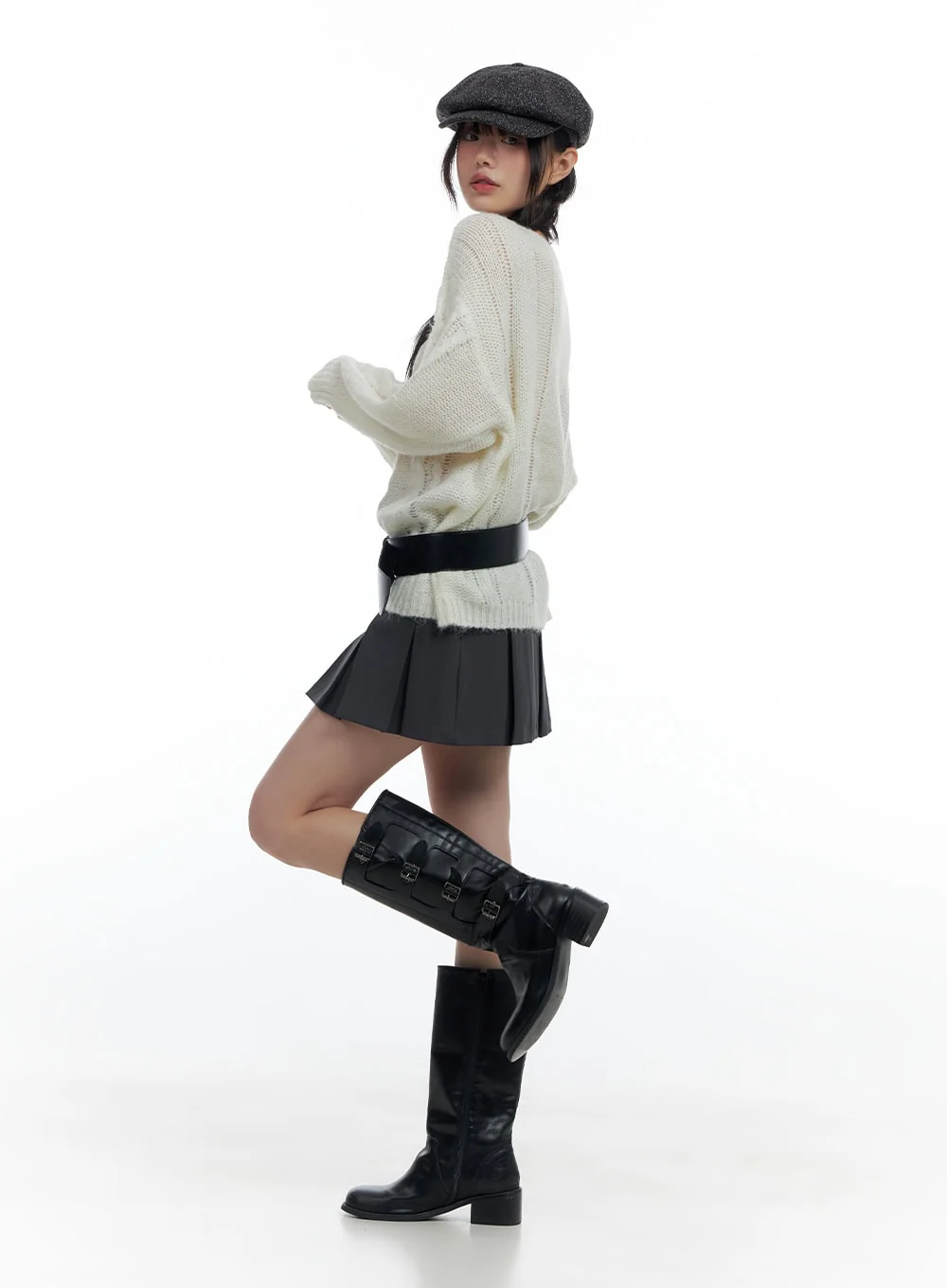 Pleated Perfection Mini Skirt CS420 - Image 4