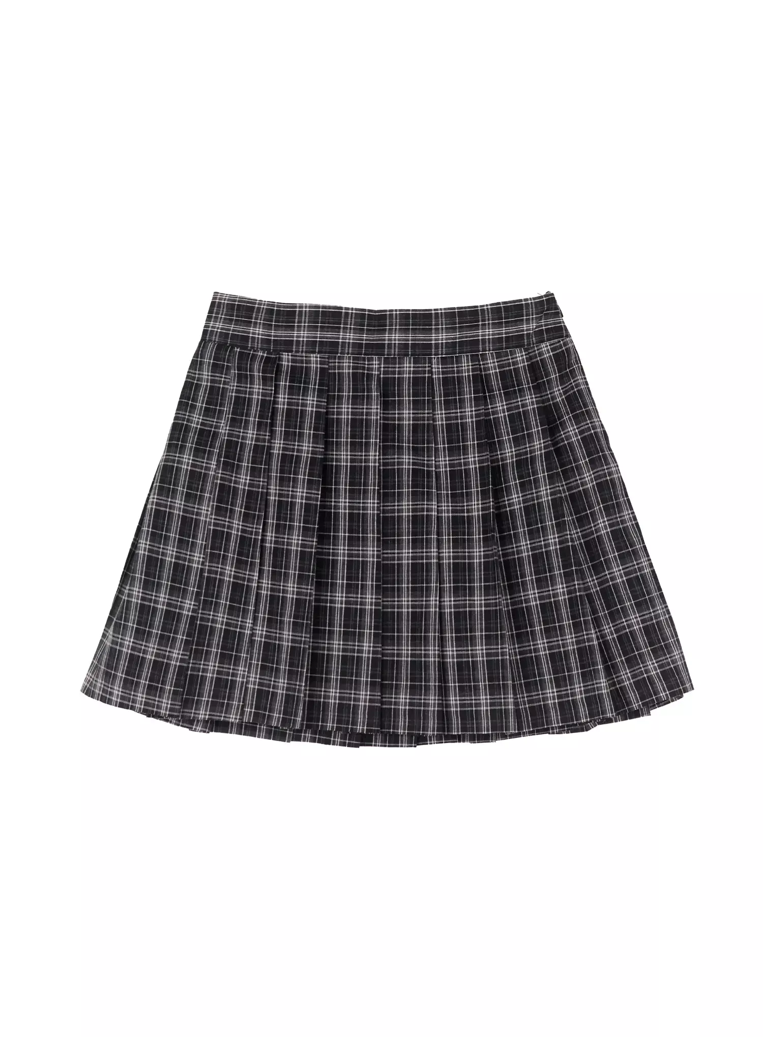 Pleated Plaid Mini Skirt IG527 - Image 13