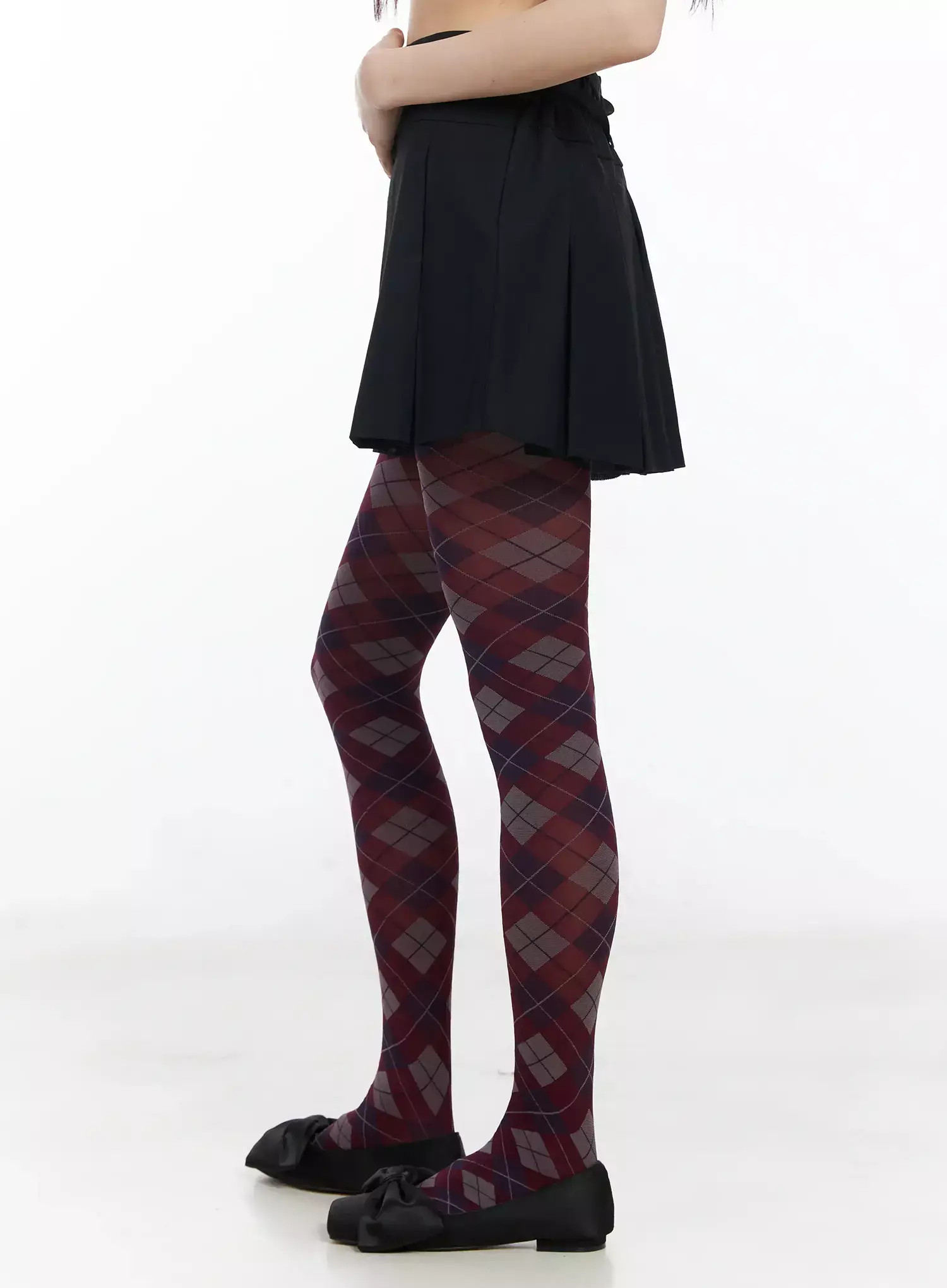 Pleated Skort with Belt Detail IM523 - Image 11