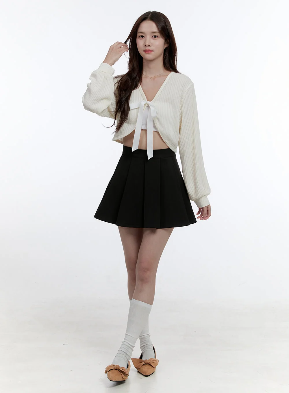 Pleated Solace Mini Skirt OO407 - Image 7