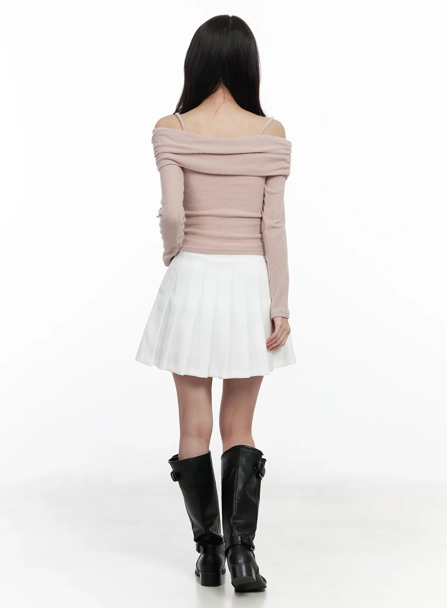 Pleated Tennis Mini Skirt IJ529 - Image 7