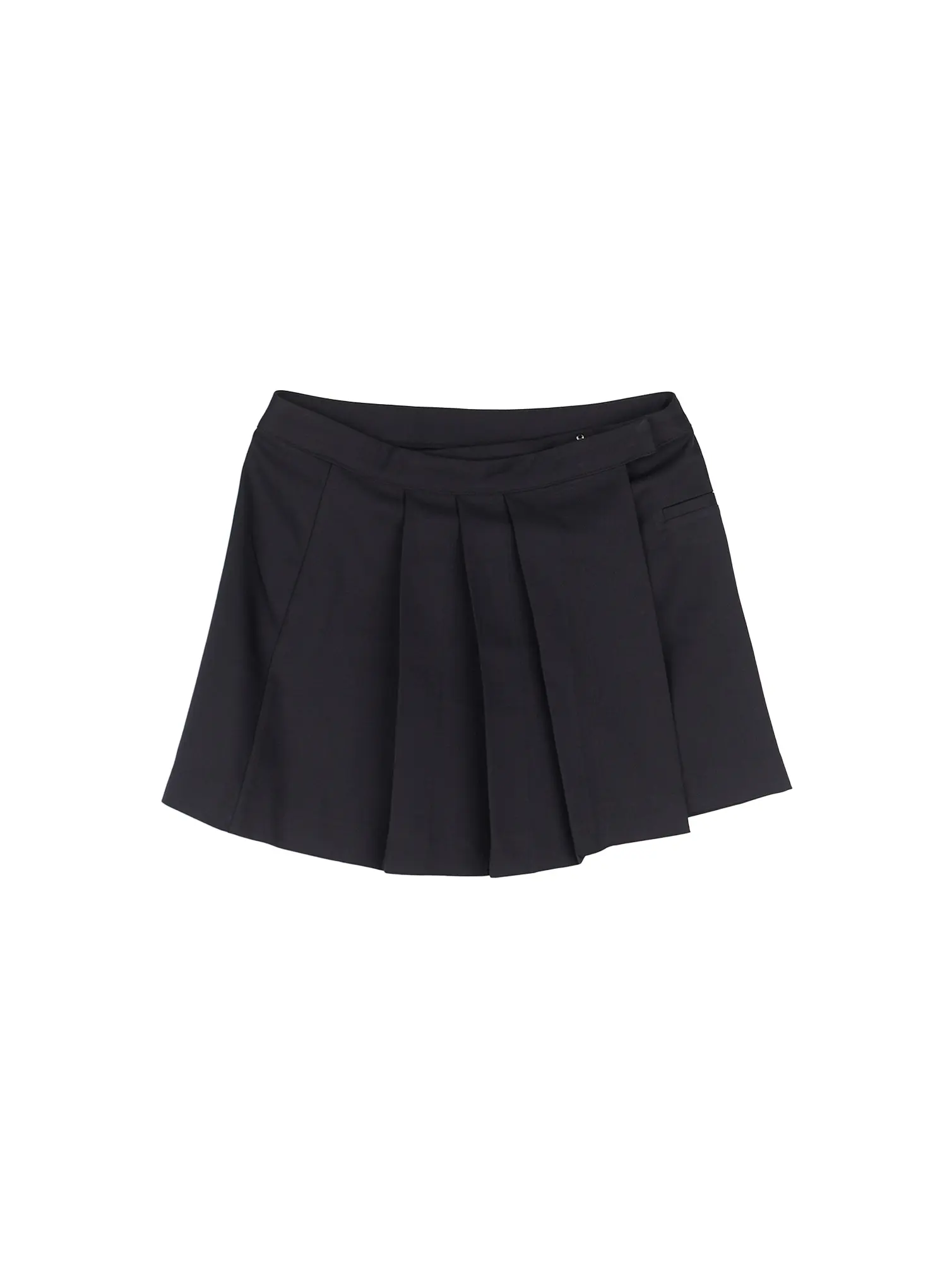 Pleated Wrap Mini Skirt CL515 - Image 10