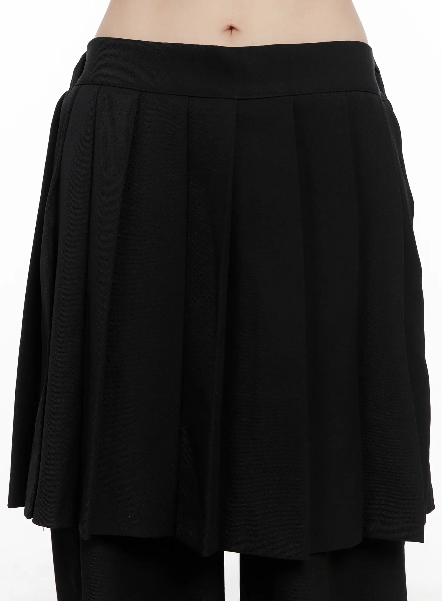 Pleated Wrap Skirt Pants CG515 - Image 3