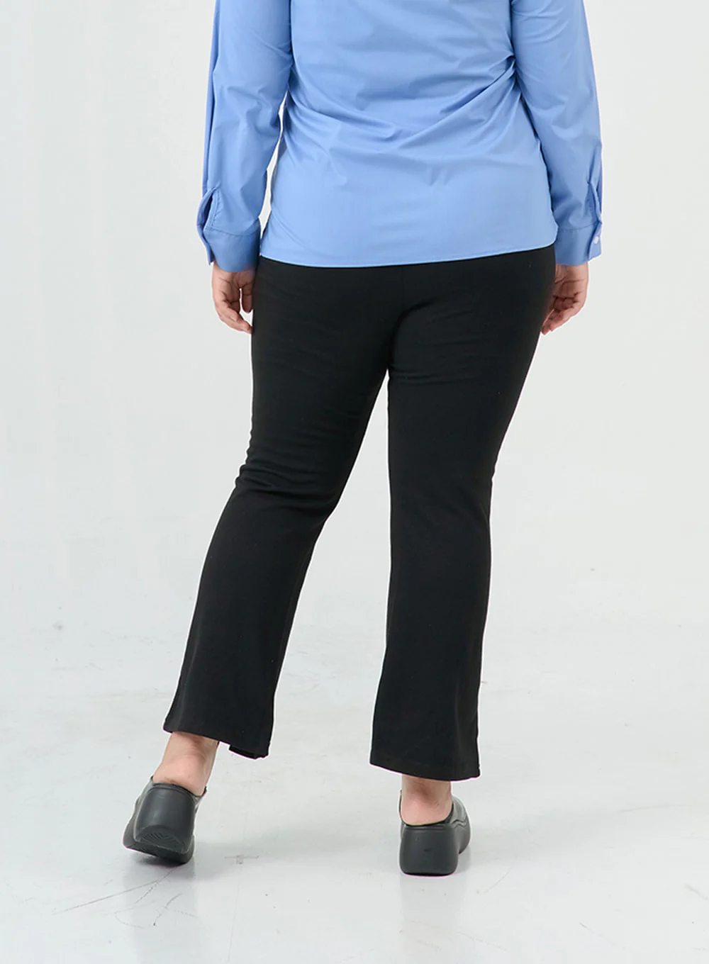 Plus Cotton Bending Bootcut Pants IS05 - Image 3