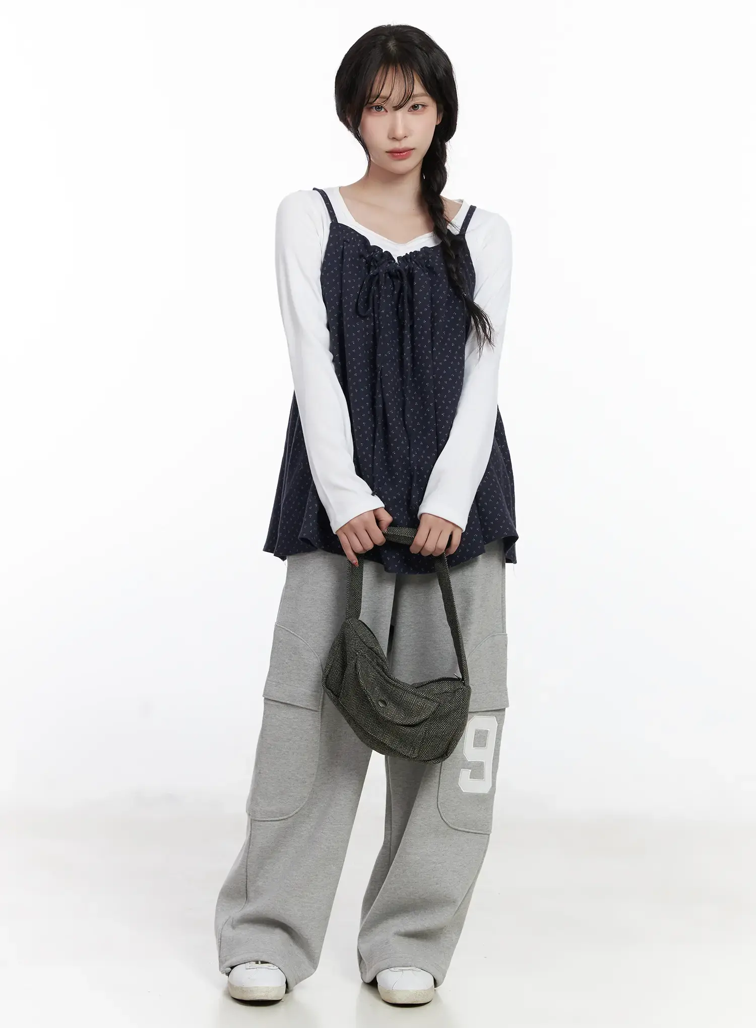 Pocket Herringbone Bag CJ527 - Image 4