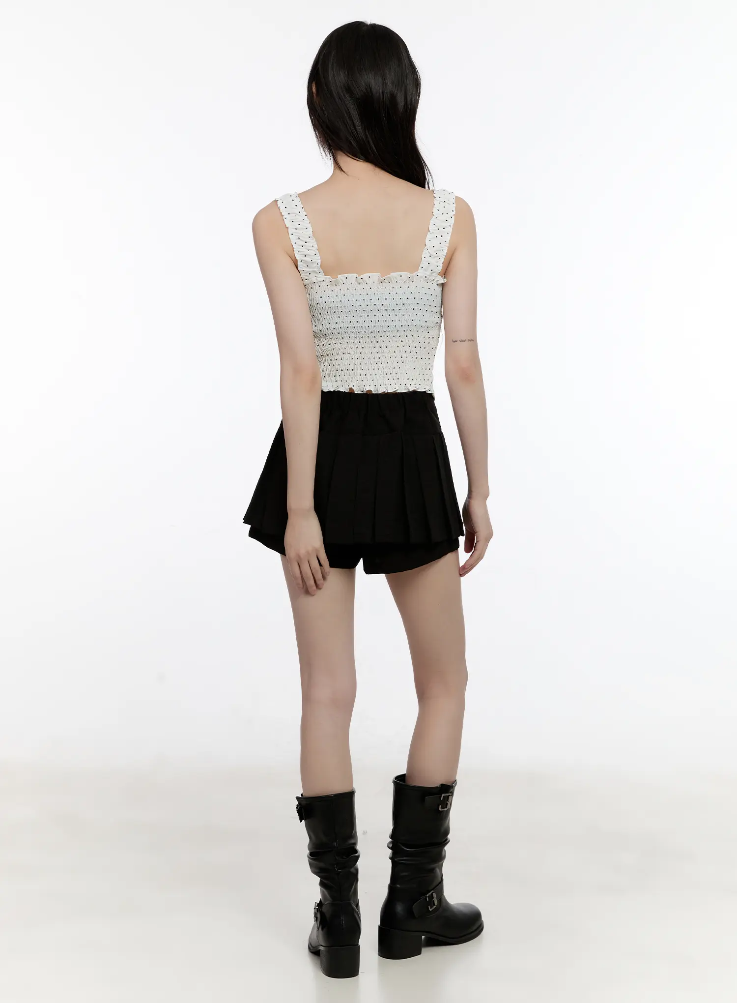 Polka Dot Front-Tie Tank CL507 - Image 8