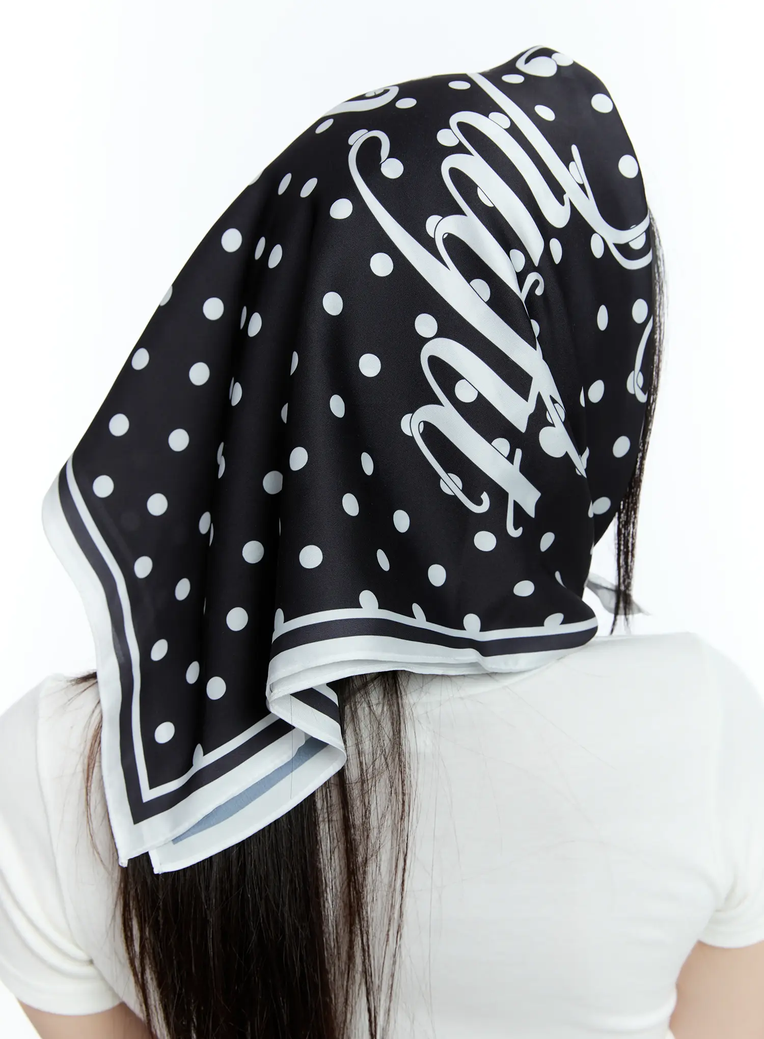 Polka Dot Graphic Scarf CU527 - Image 8