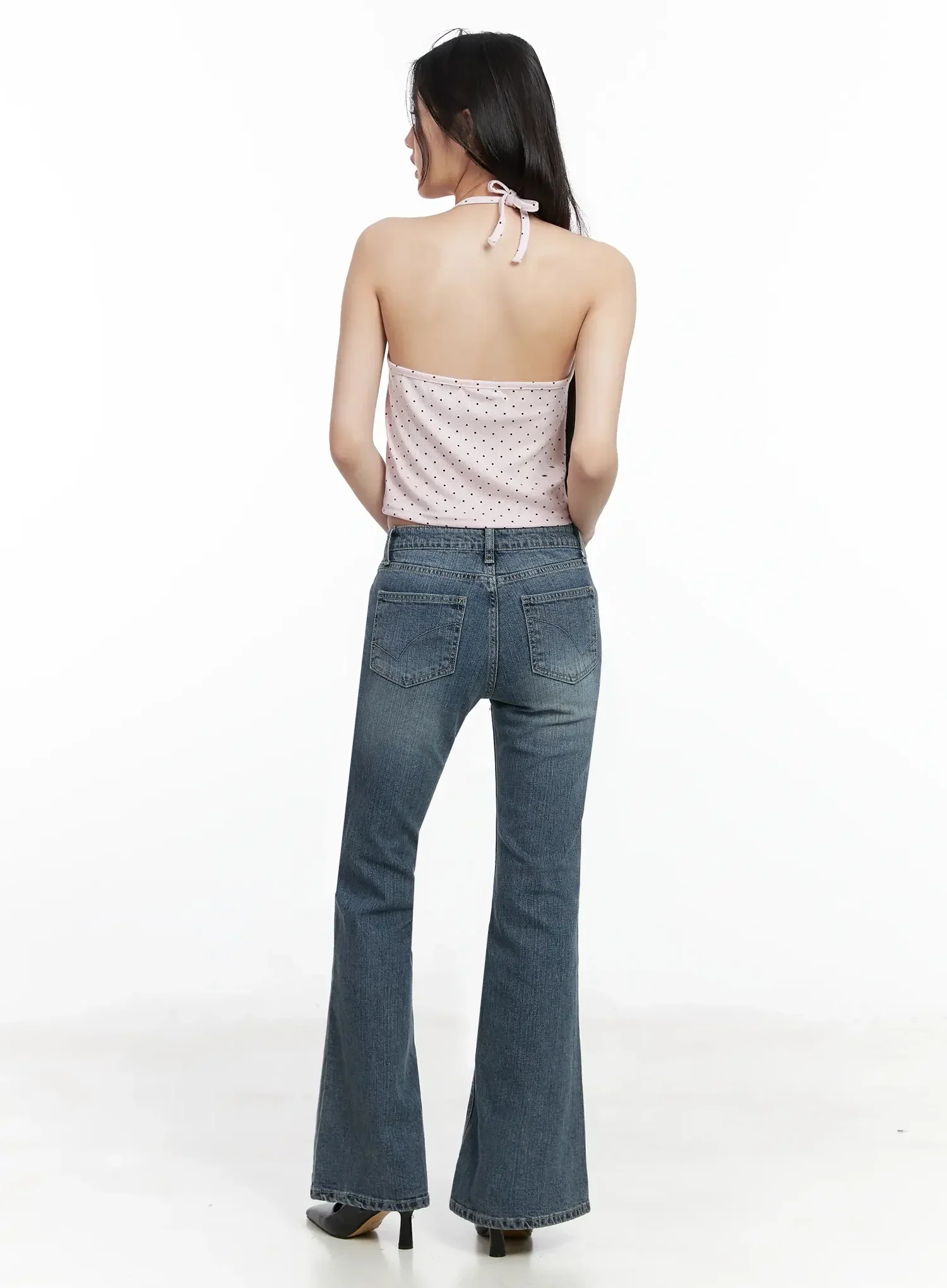 Polka Dot Halter Neck Top IM503 - Image 11