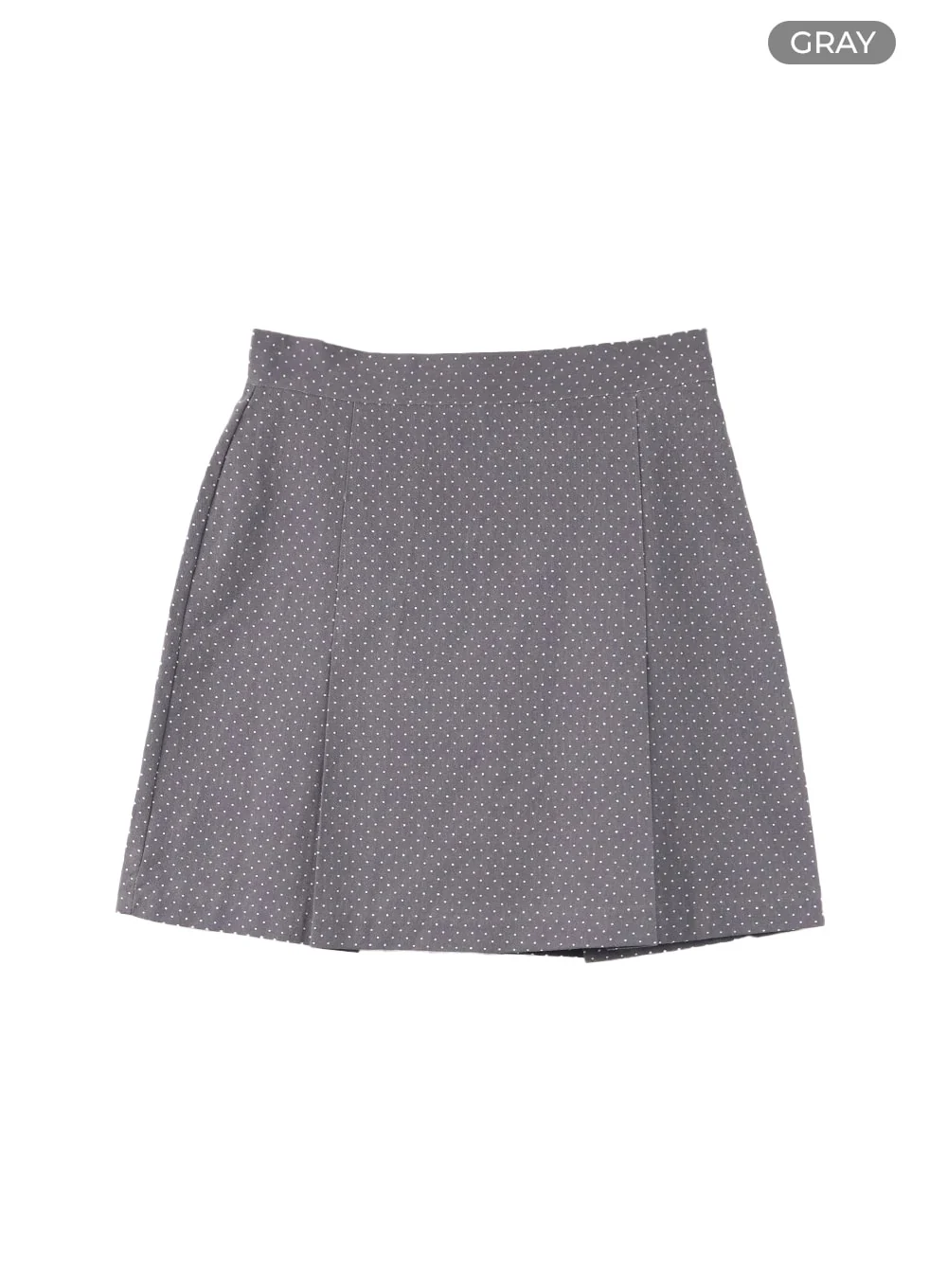 Polka Dot Pintuck Mini Skirt OF422 - Image 11