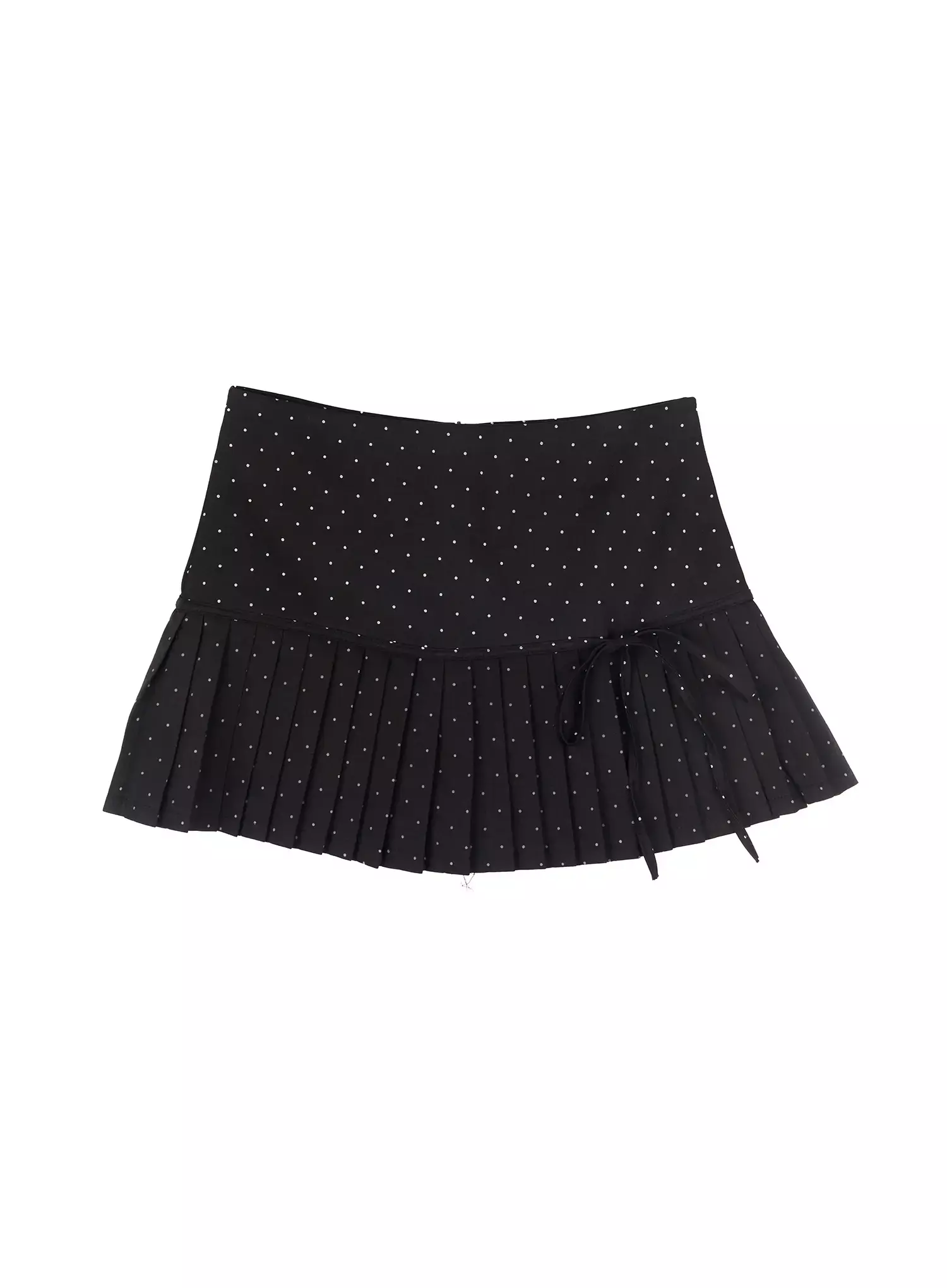 Polka Dot Pleated Mini Skirt IF505 - Image 15