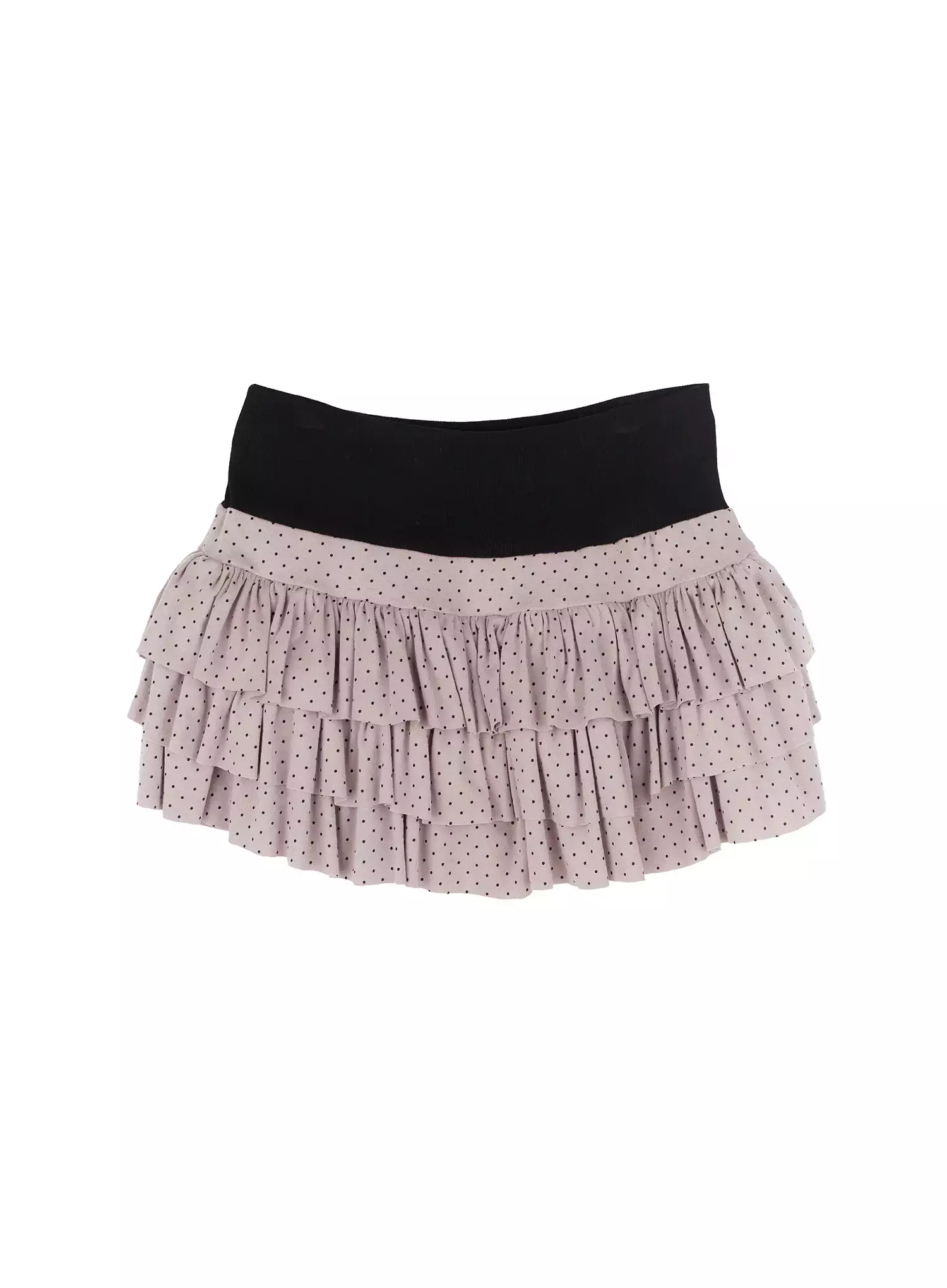 Polka Dot Ruffle Mini Skirt IF505 - Image 16