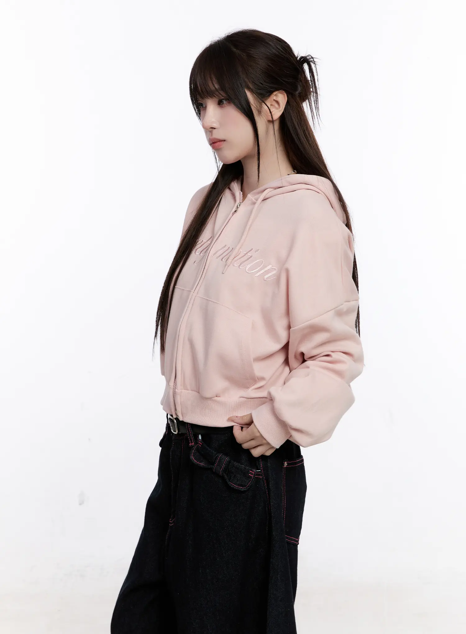 Printed Graphic Zip-up Hoodie CO501 - Image 5
