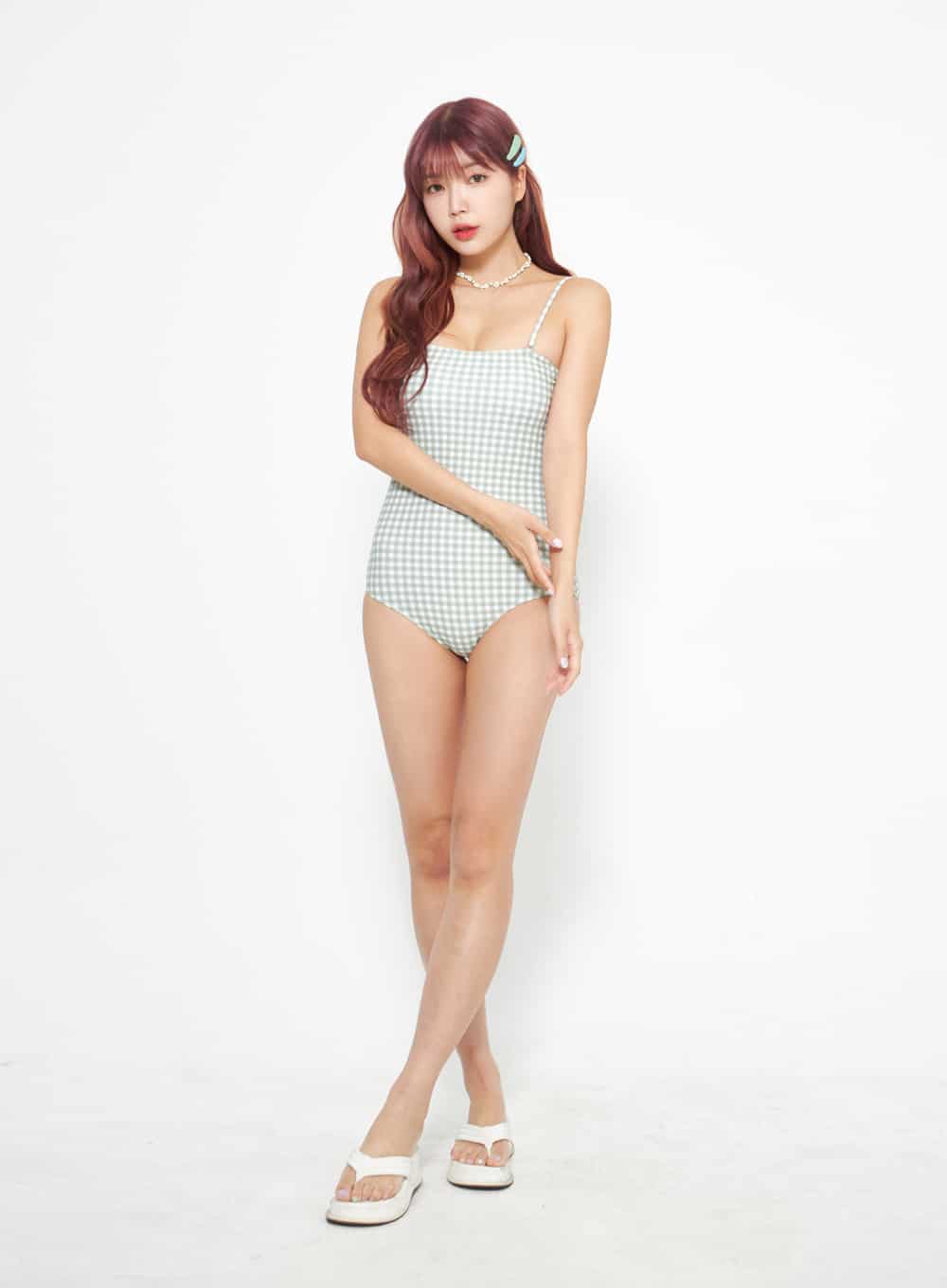 Printed Swimsuit IA312 - Image 2