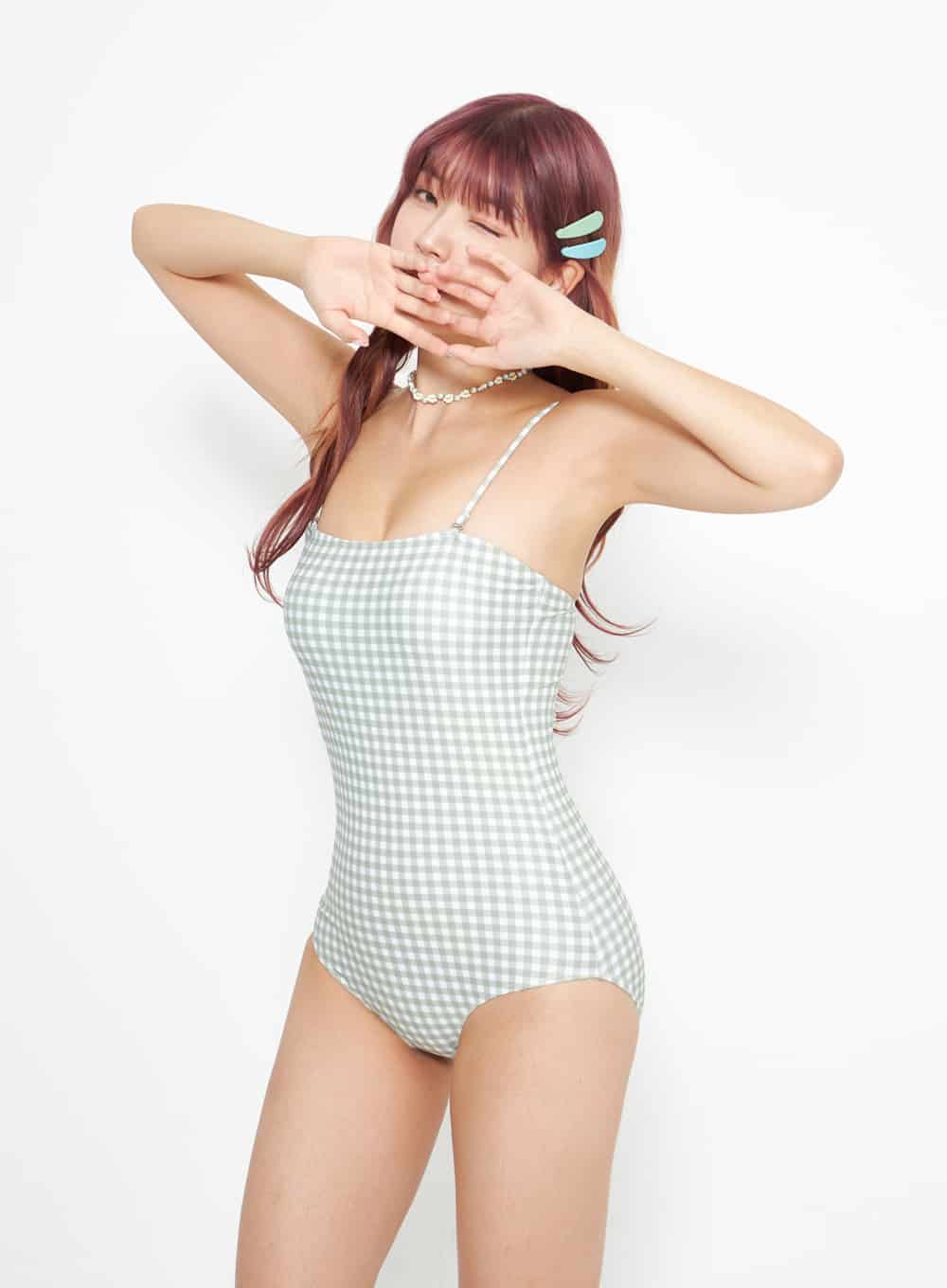 Printed Swimsuit IA312 - Image 8