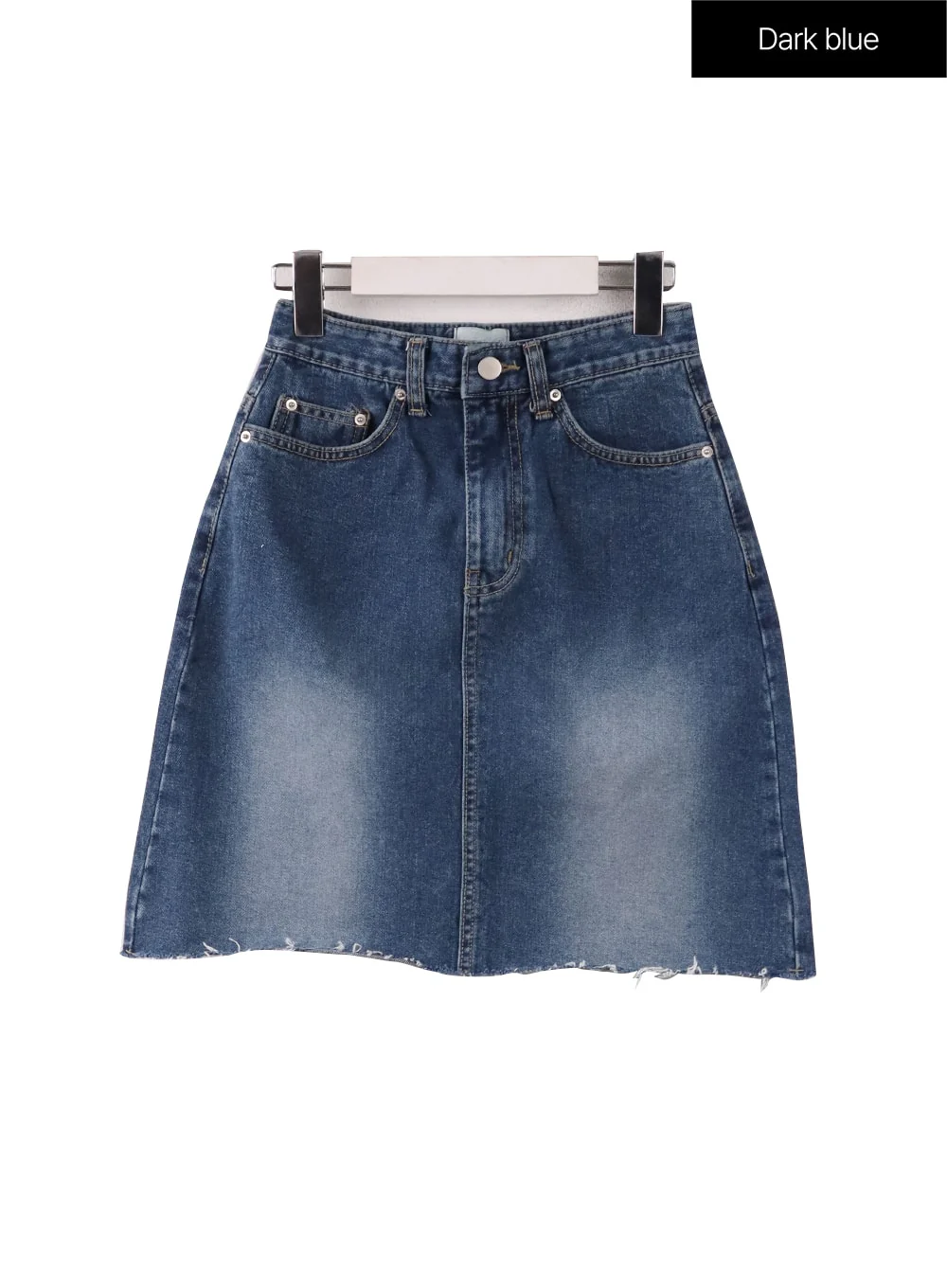 Raw Hem Midi Skirt IF408 - Image 11