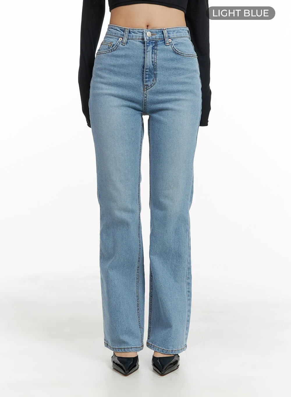 Recycled Slim Bootcut Jeans CM420 - Image 6