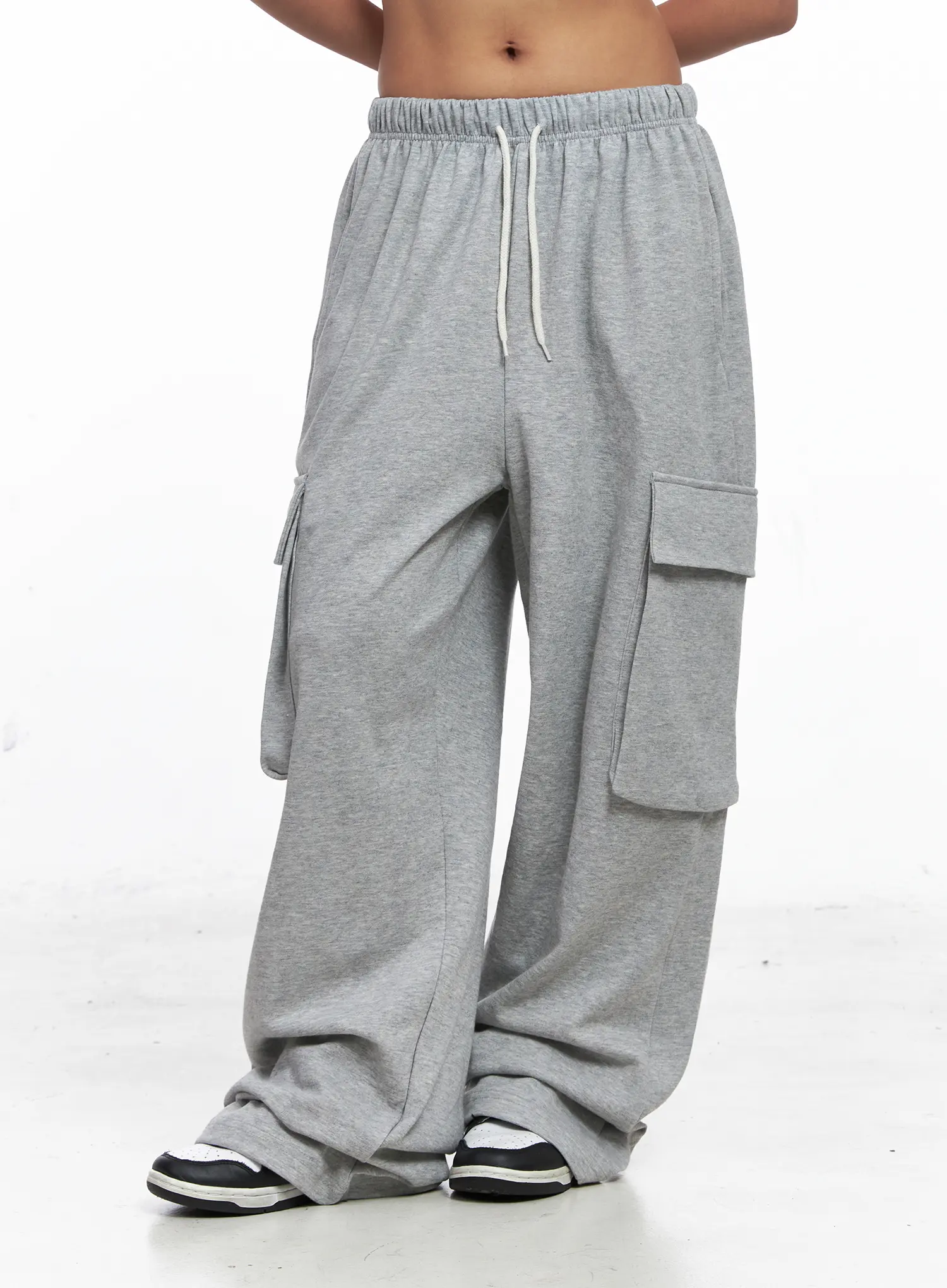 Relaxed Fit Cargo Sweatpants CO513 - Image 9