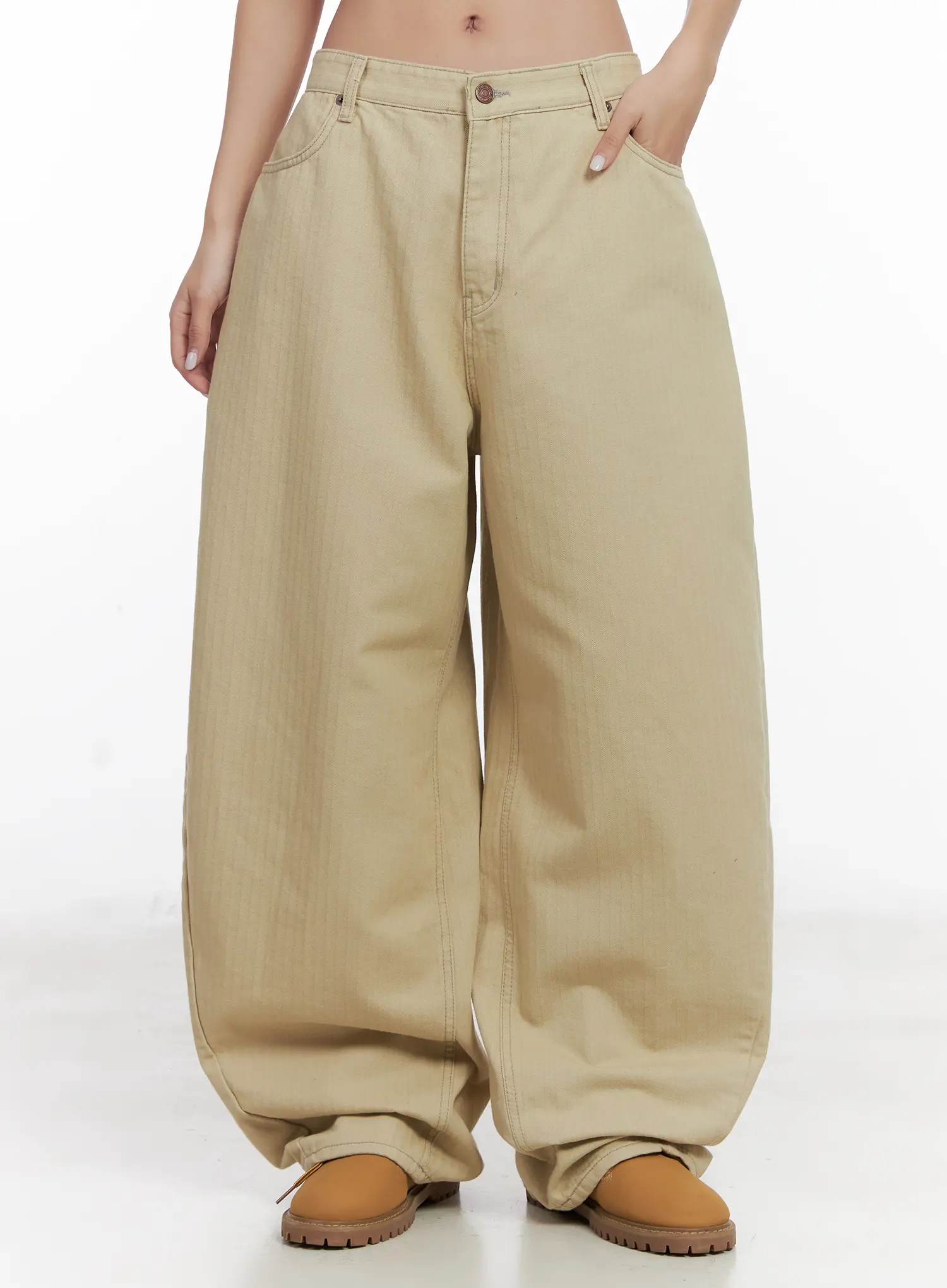 Relaxed Fit Cotton Pants CN528