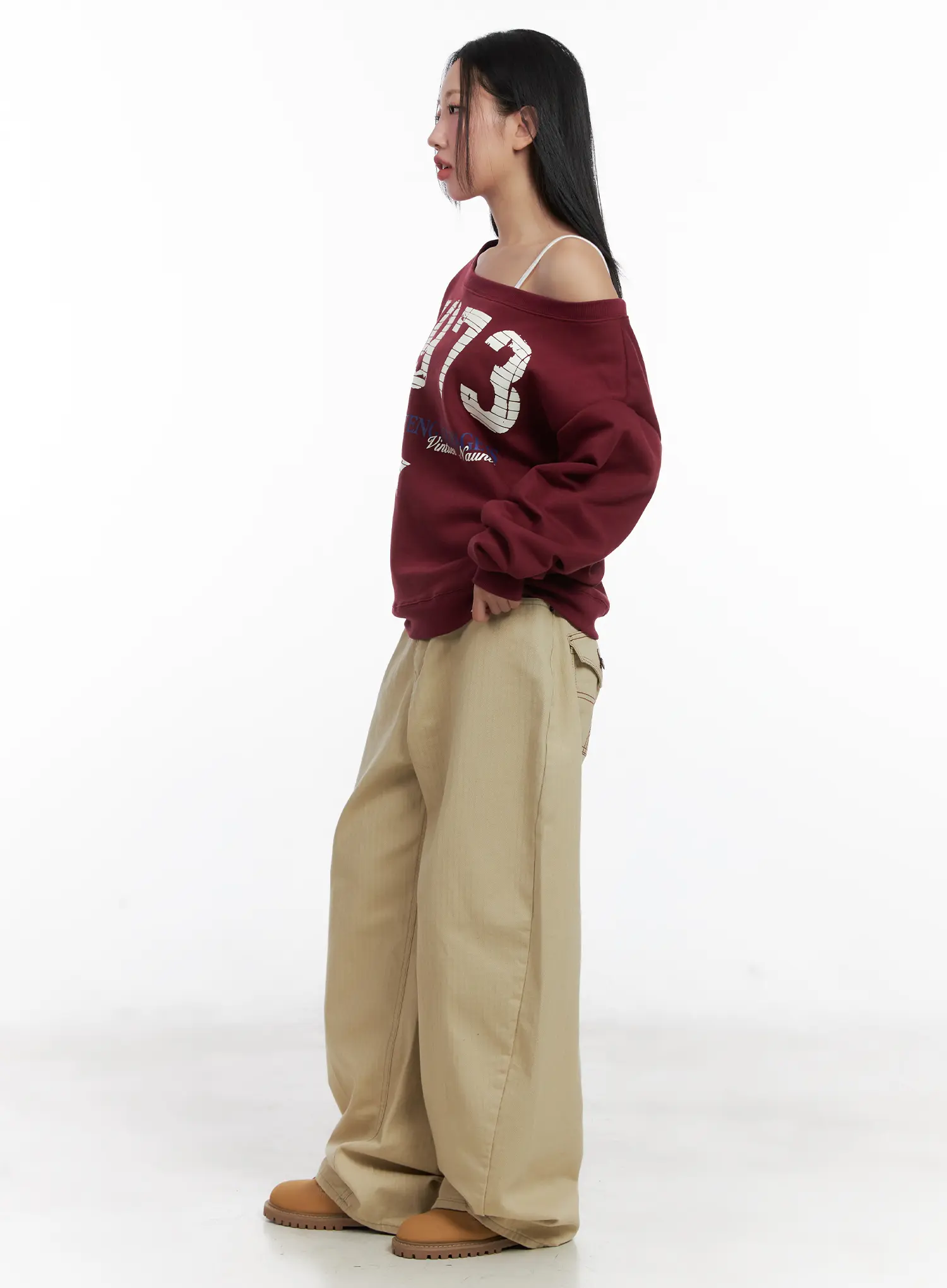 Relaxed Fit Cotton Pants CN528 - Image 3