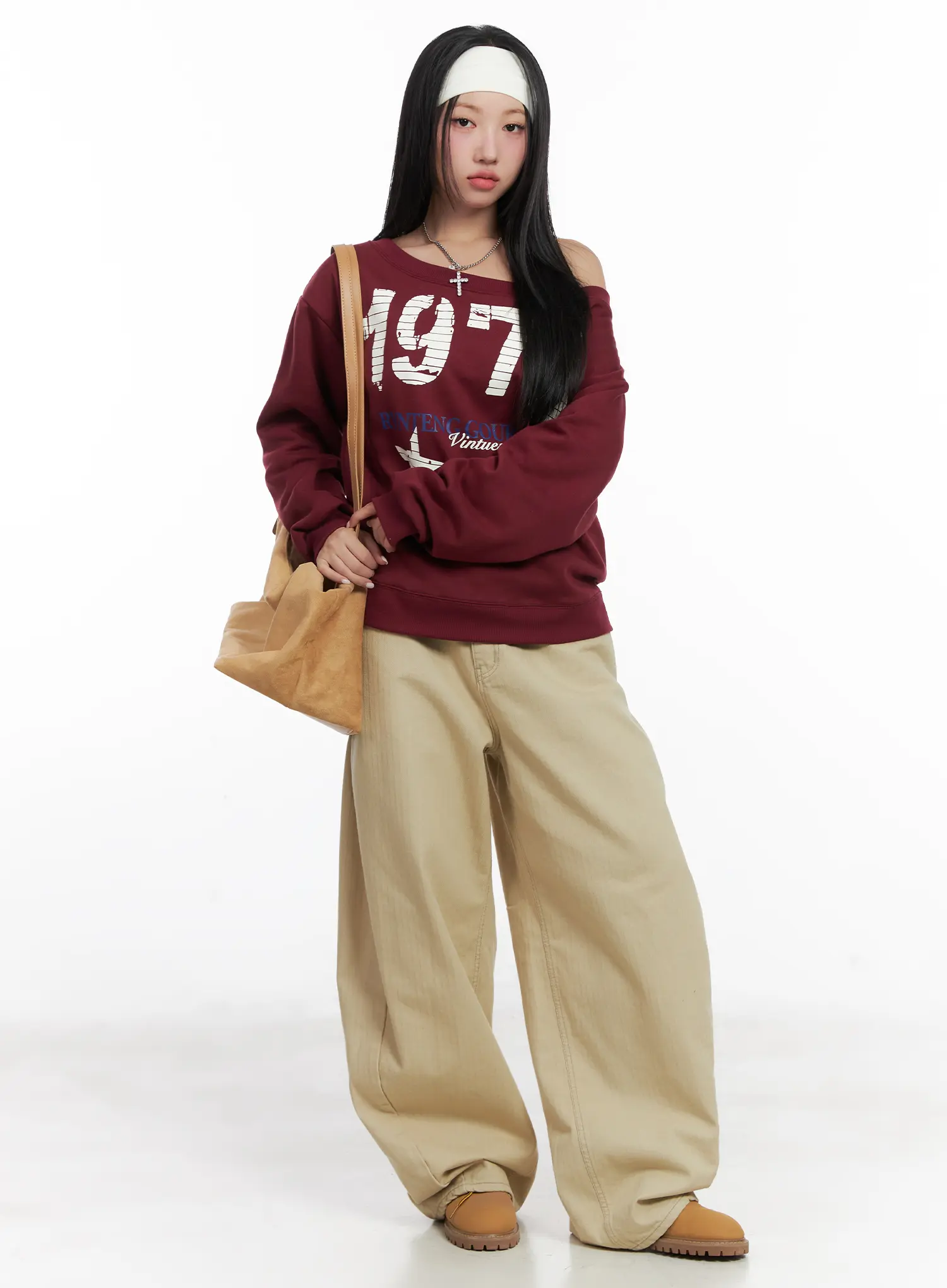 Relaxed Fit Cotton Pants CN528 - Image 7