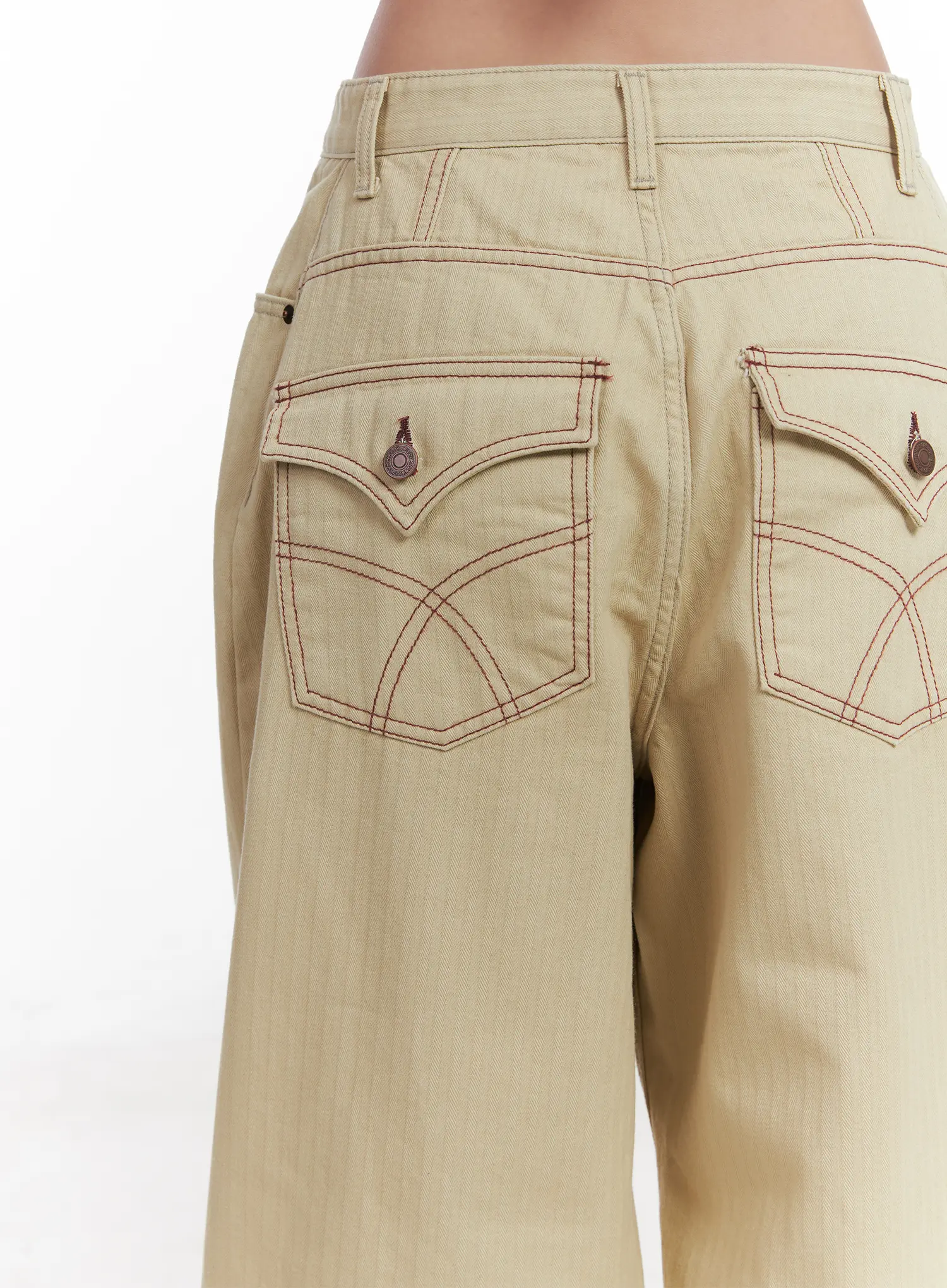 Relaxed Fit Cotton Pants CN528 - Image 8