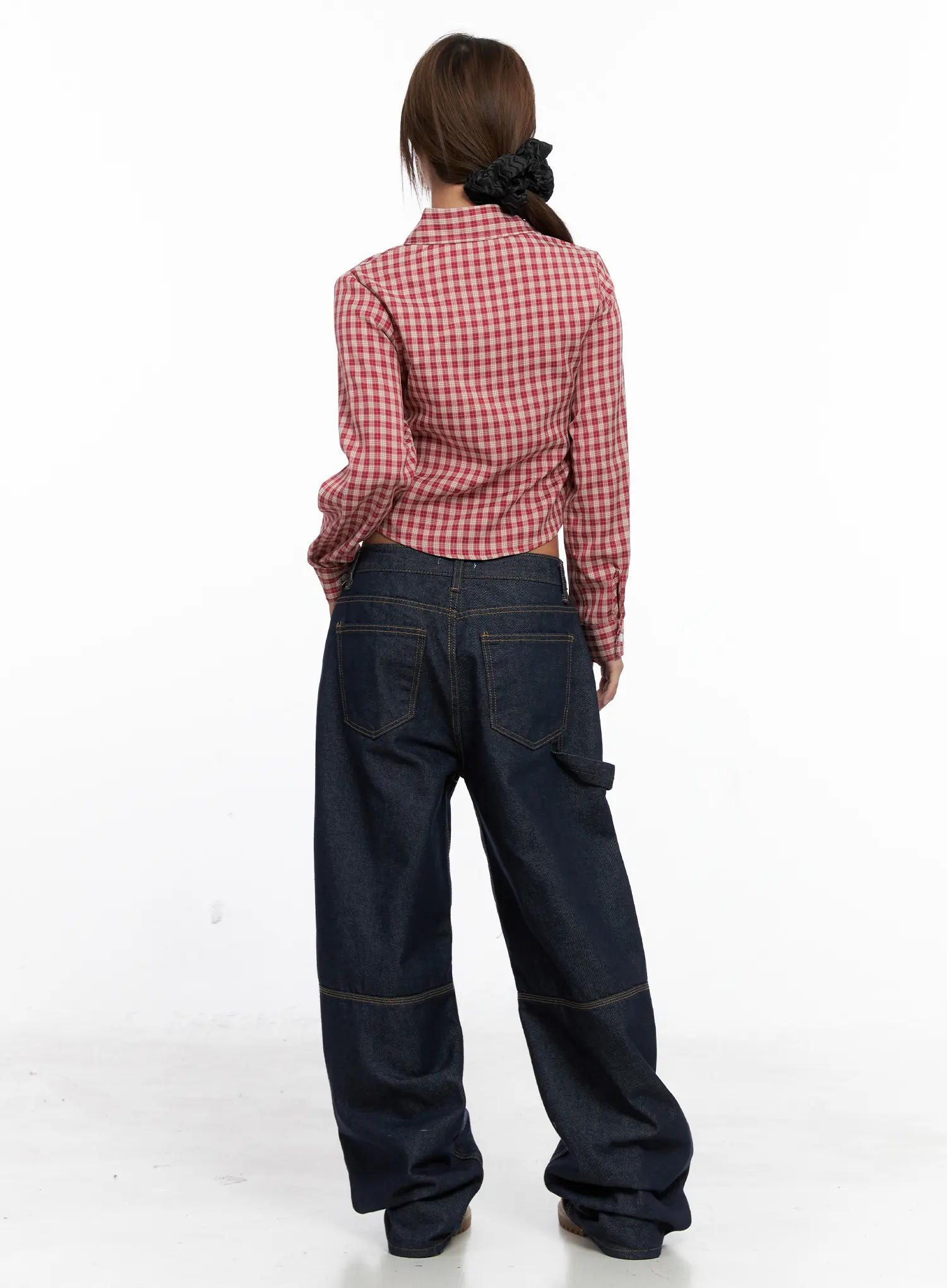 Relaxed Fit Dark Denim Jeans CS522 - Image 8