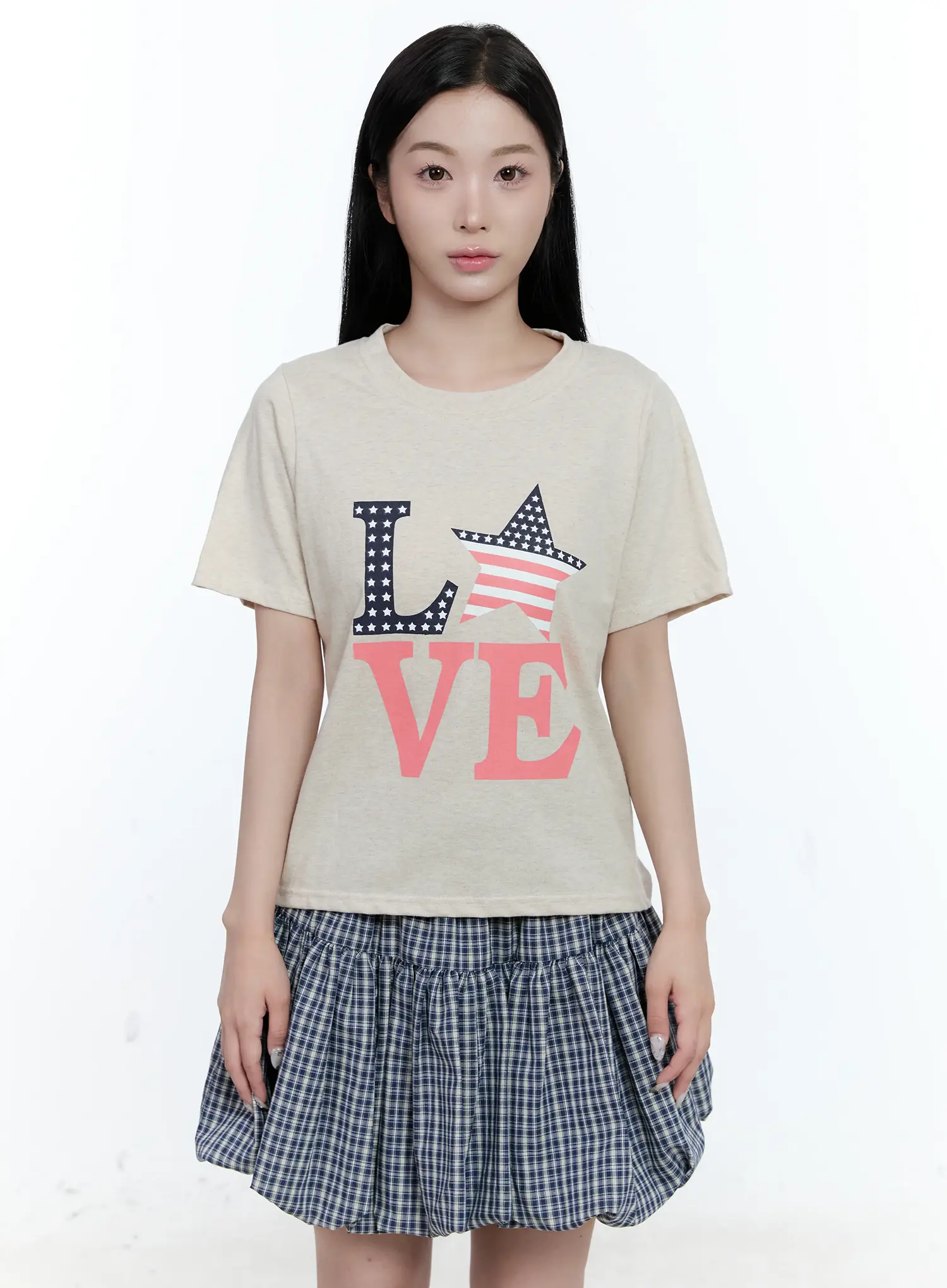 Relaxed-Fit "Love" Graphic T-Shirt CG501 - Image 11