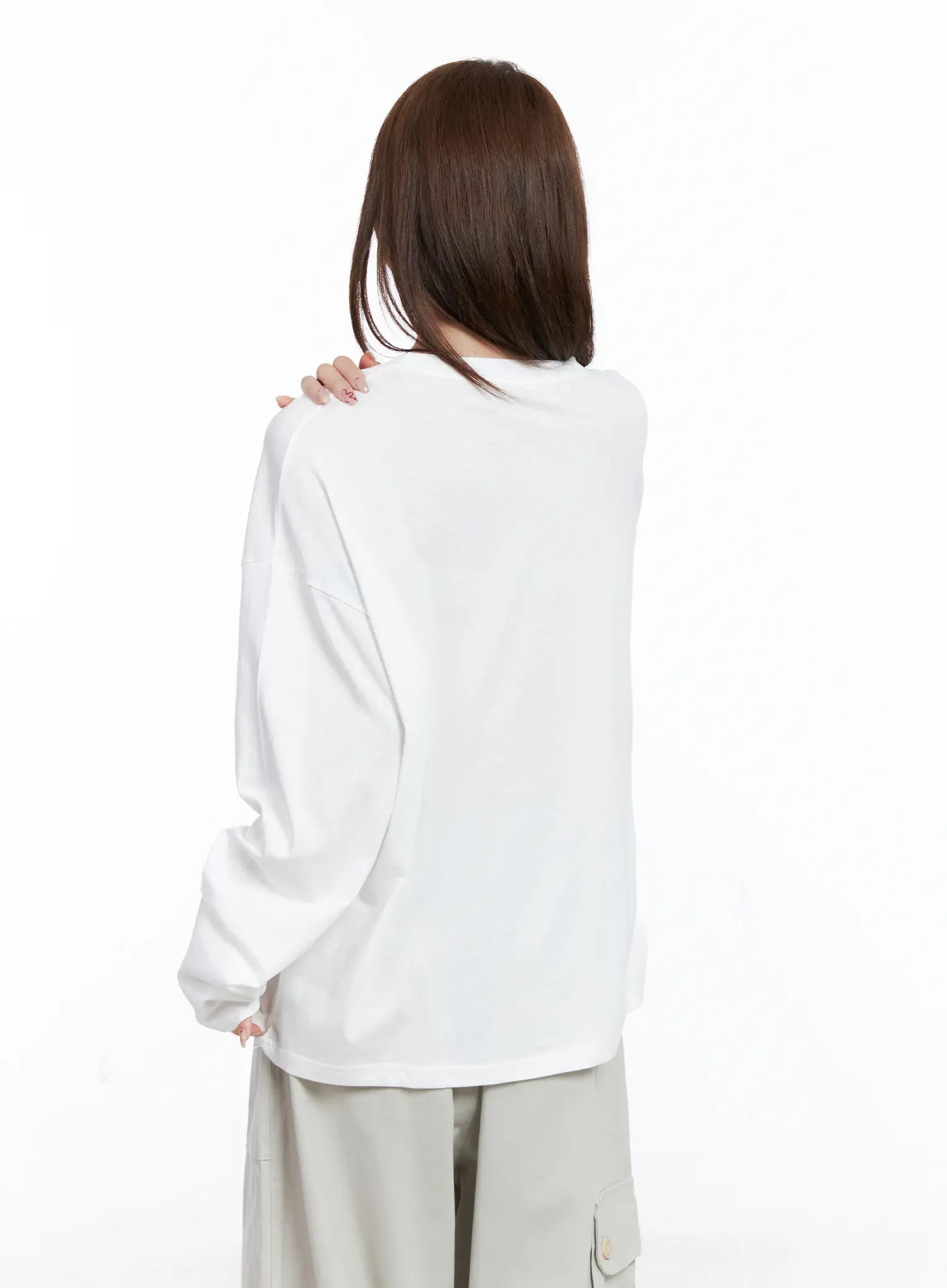 Retro Wonder Print Loose Fit Tee CG529 - Image 6