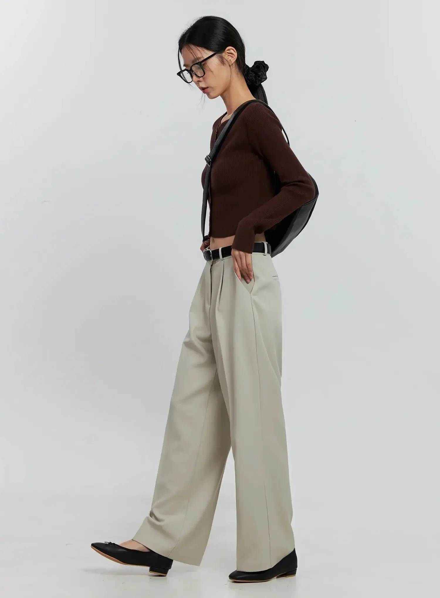 Ribbed Button-Up Cardigan IS516 - Image 11