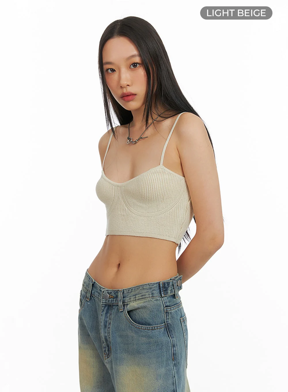Ribbed Crop Cami Top IA417 - Image 8
