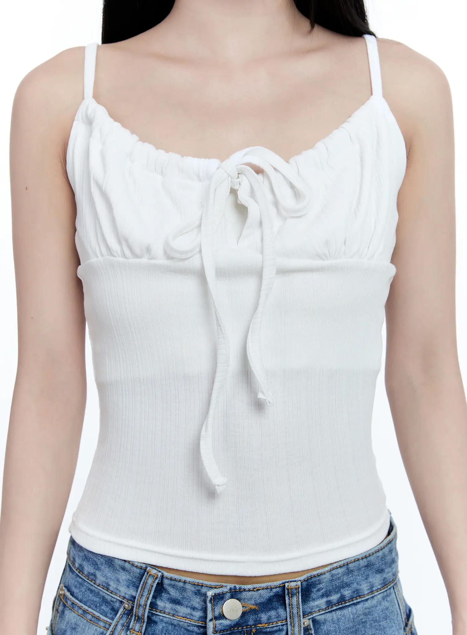 Ribbed Front-Tie Tank CG507 - Image 3