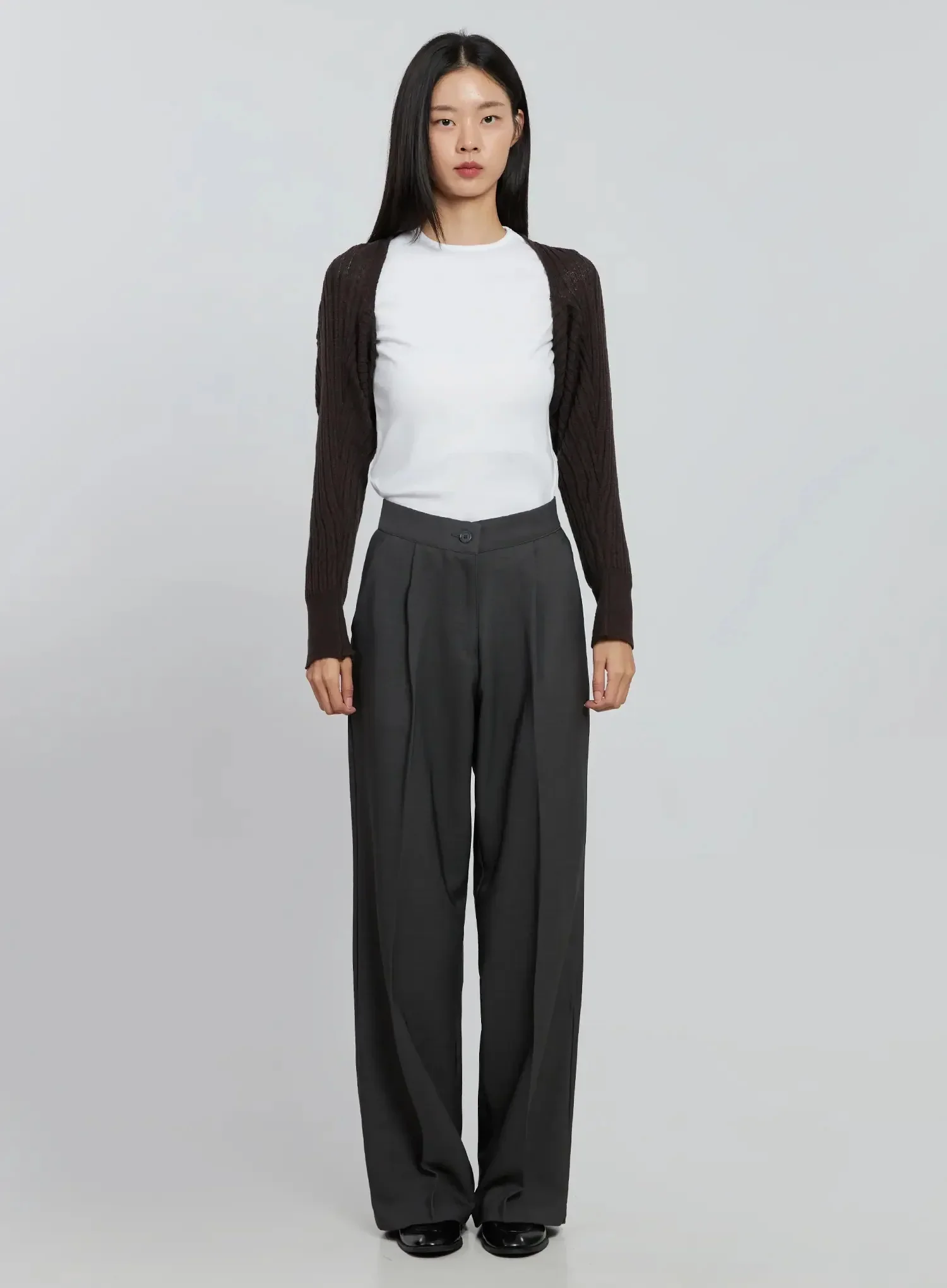 Ribbed Knit Bolero IN507 - Image 10