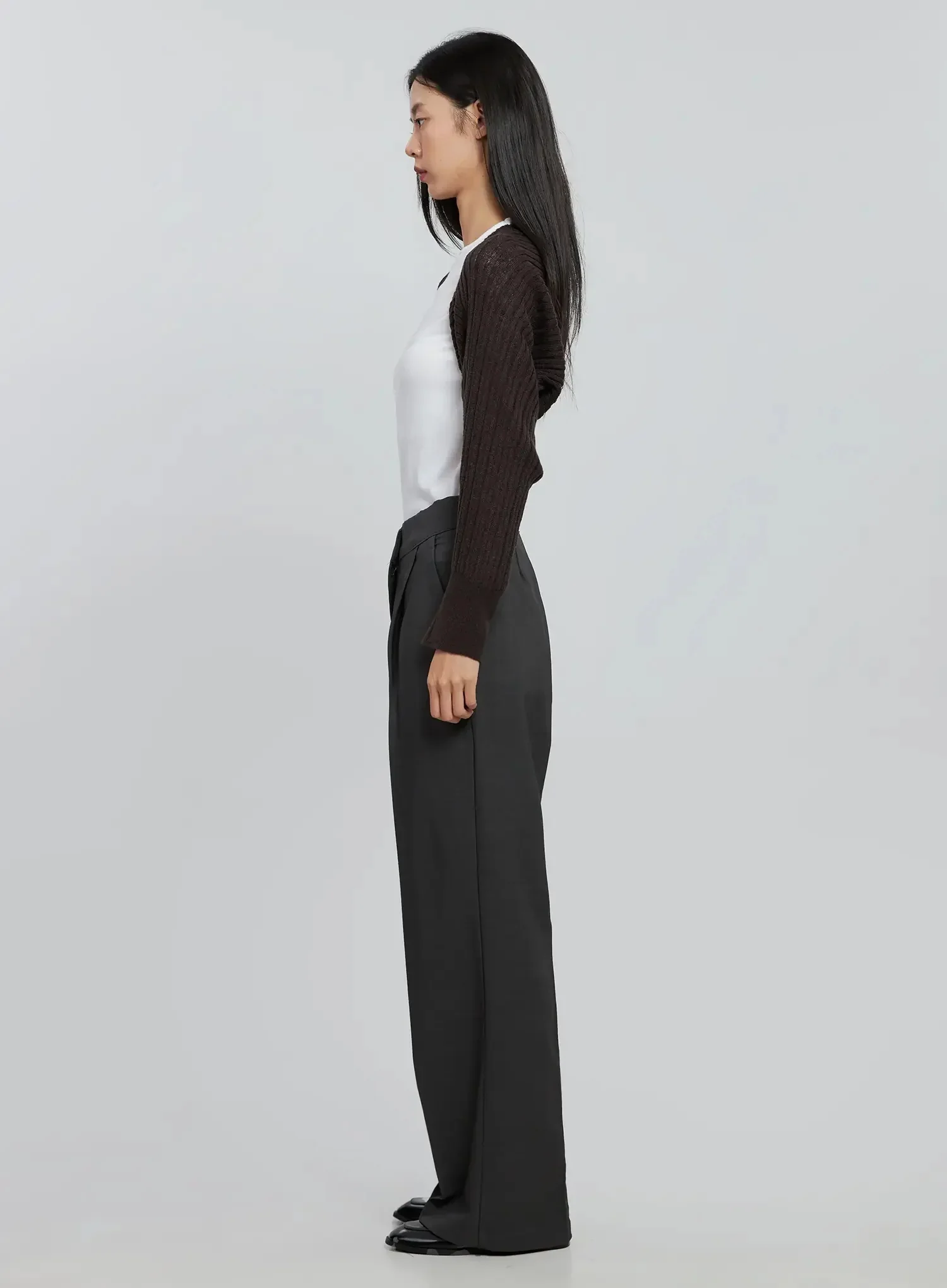 Ribbed Knit Bolero IN507 - Image 12