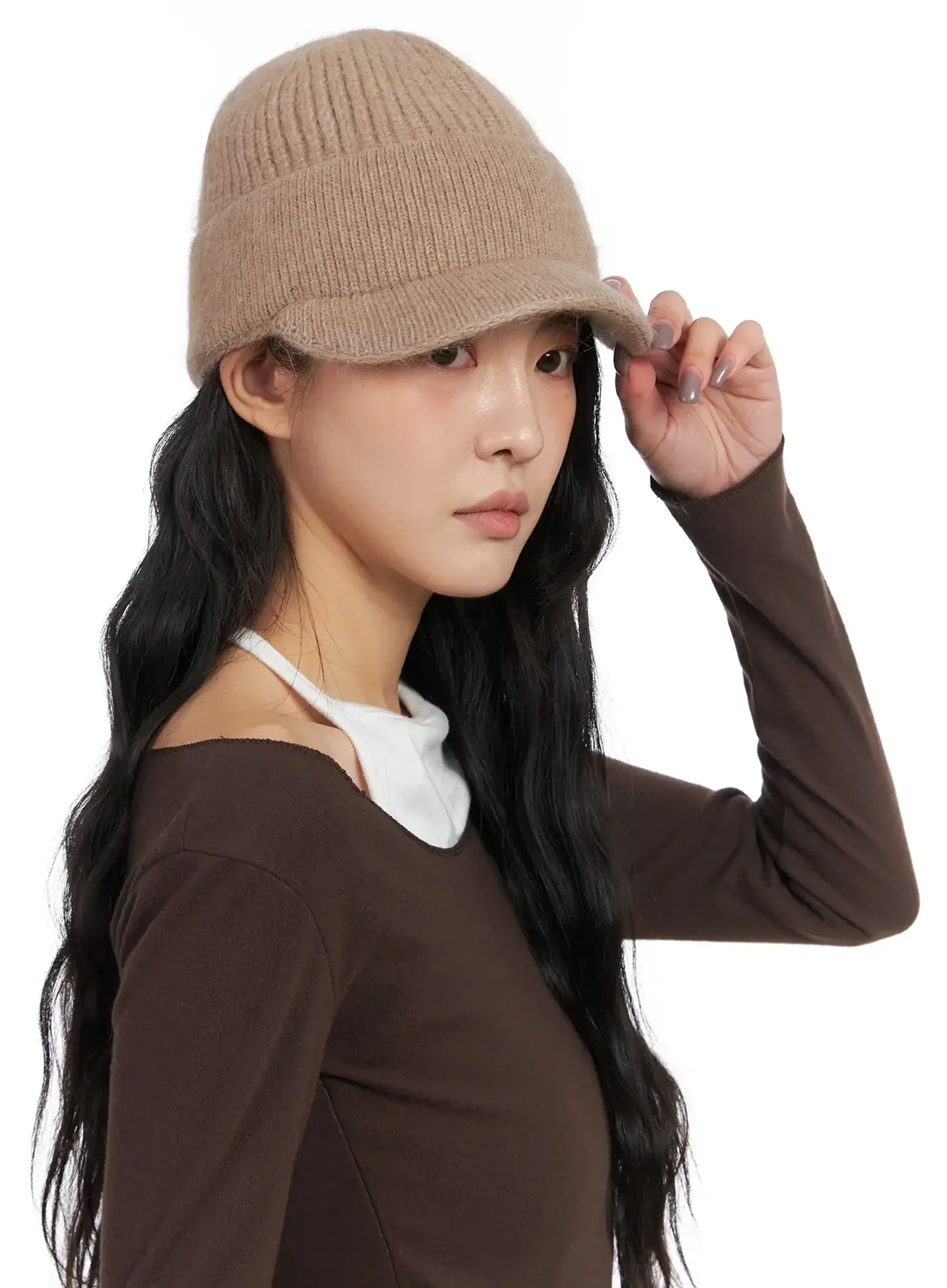 Ribbed Knit Cap IN528 - Image 5
