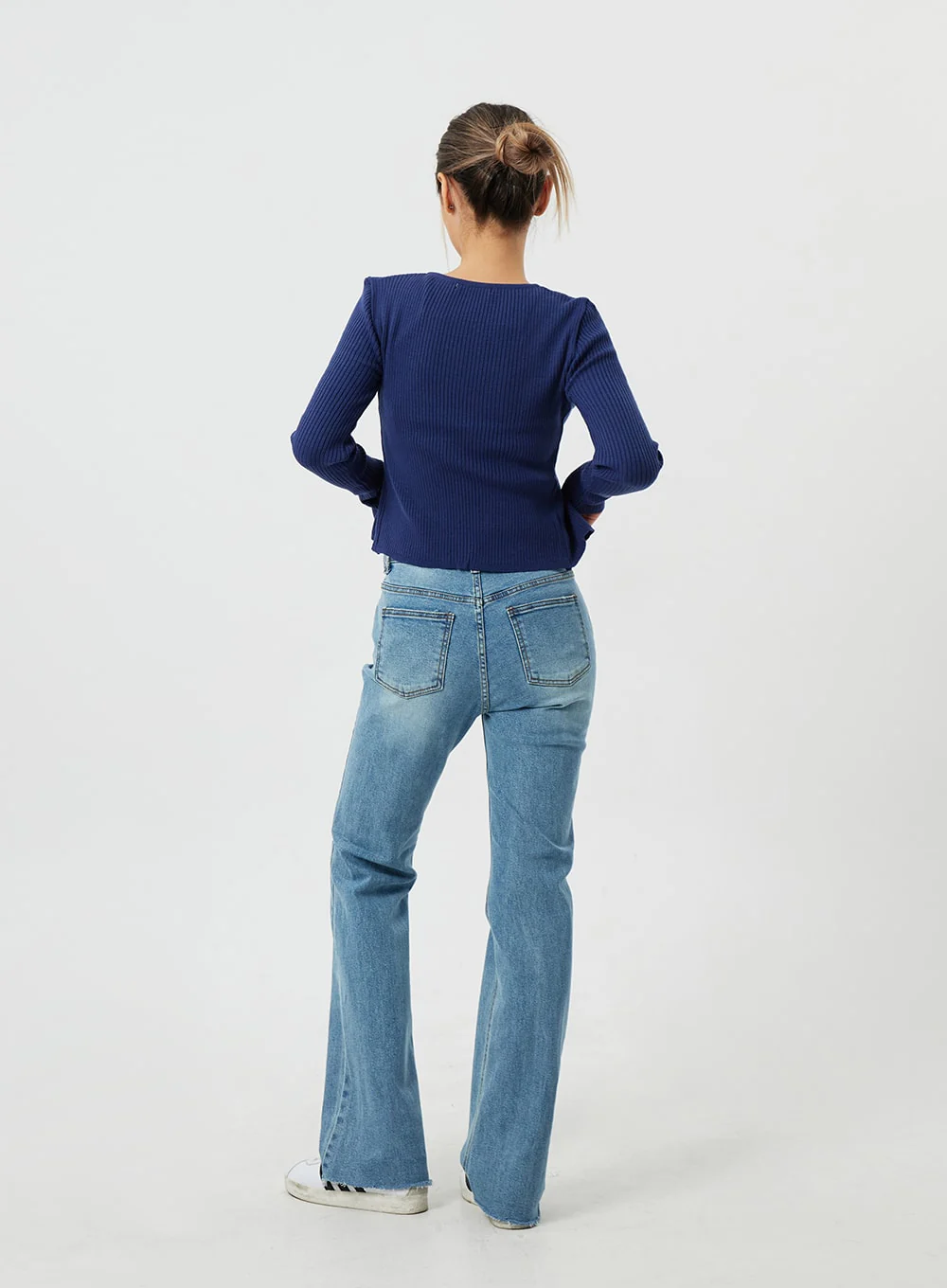 Ribbed Knit Cardigan CM303 - Image 15