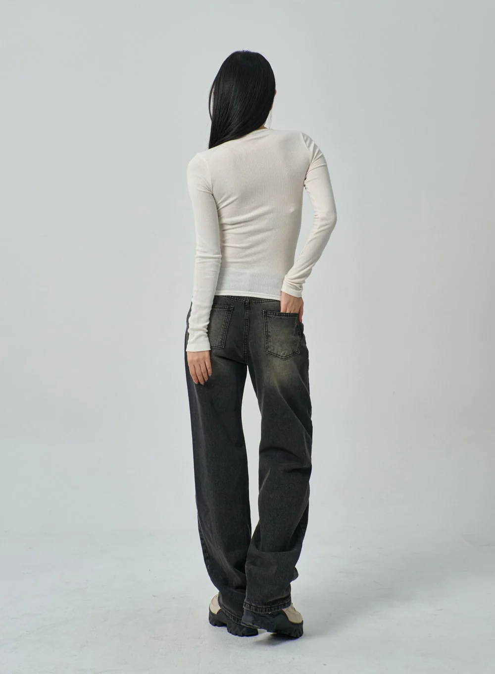 Ribbed Knit Top IF314 - Image 10