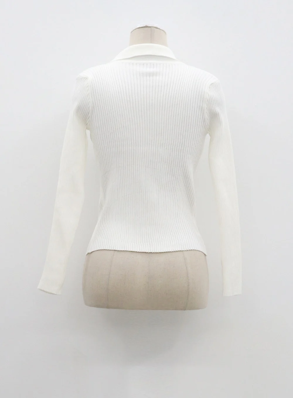 Ribbed Knit Zip-Up CF324 - Image 18