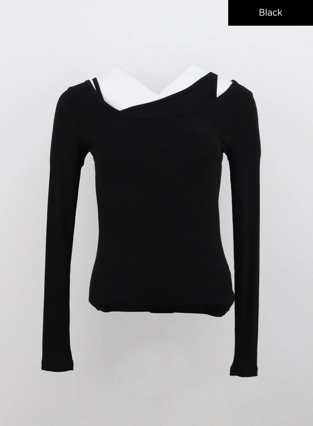 Ribbed Layered Cami and Long Sleeve Top CG316 - Image 16