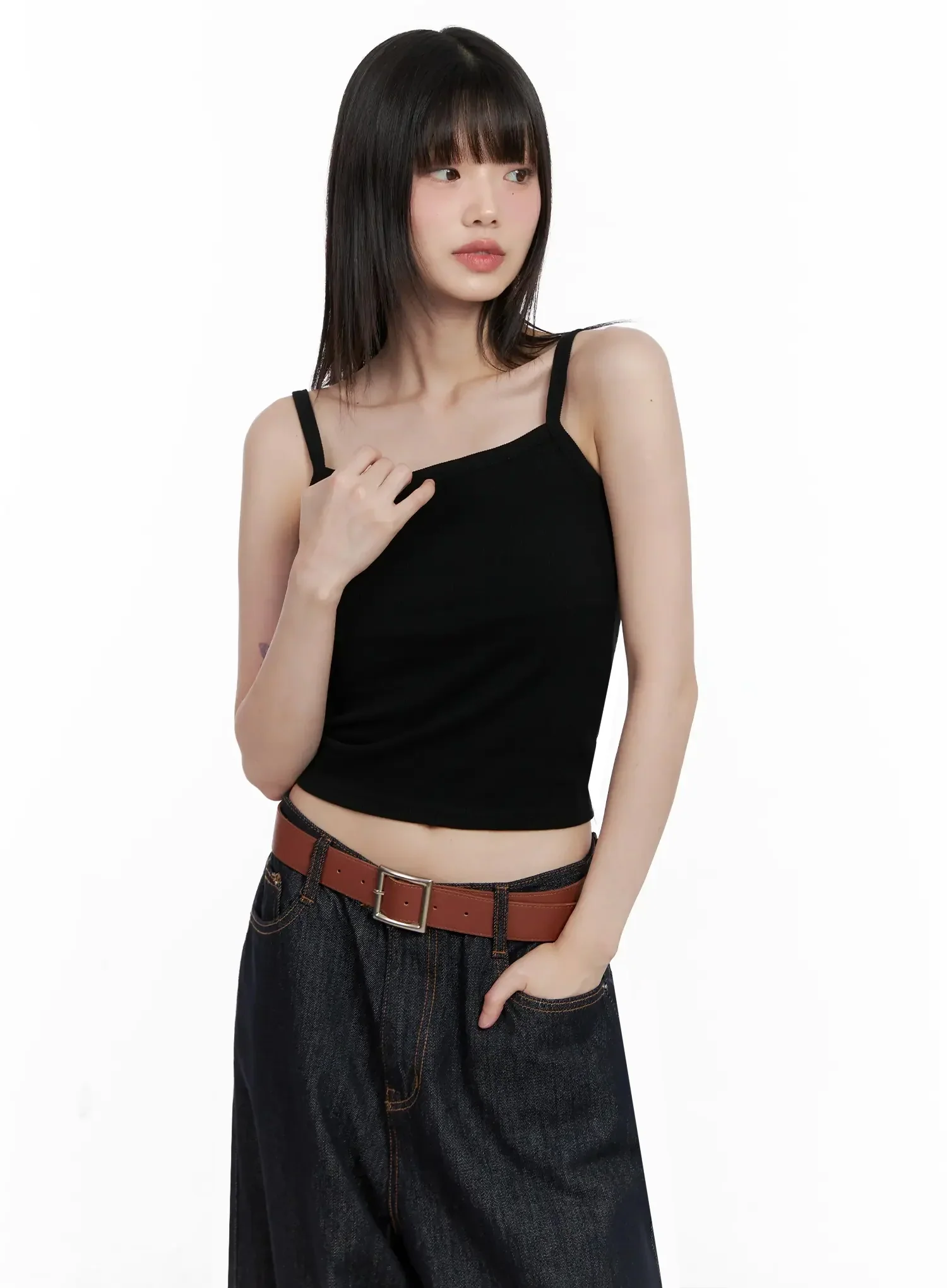 Ribbed Sleeveless Crop Top IL531 - Image 19