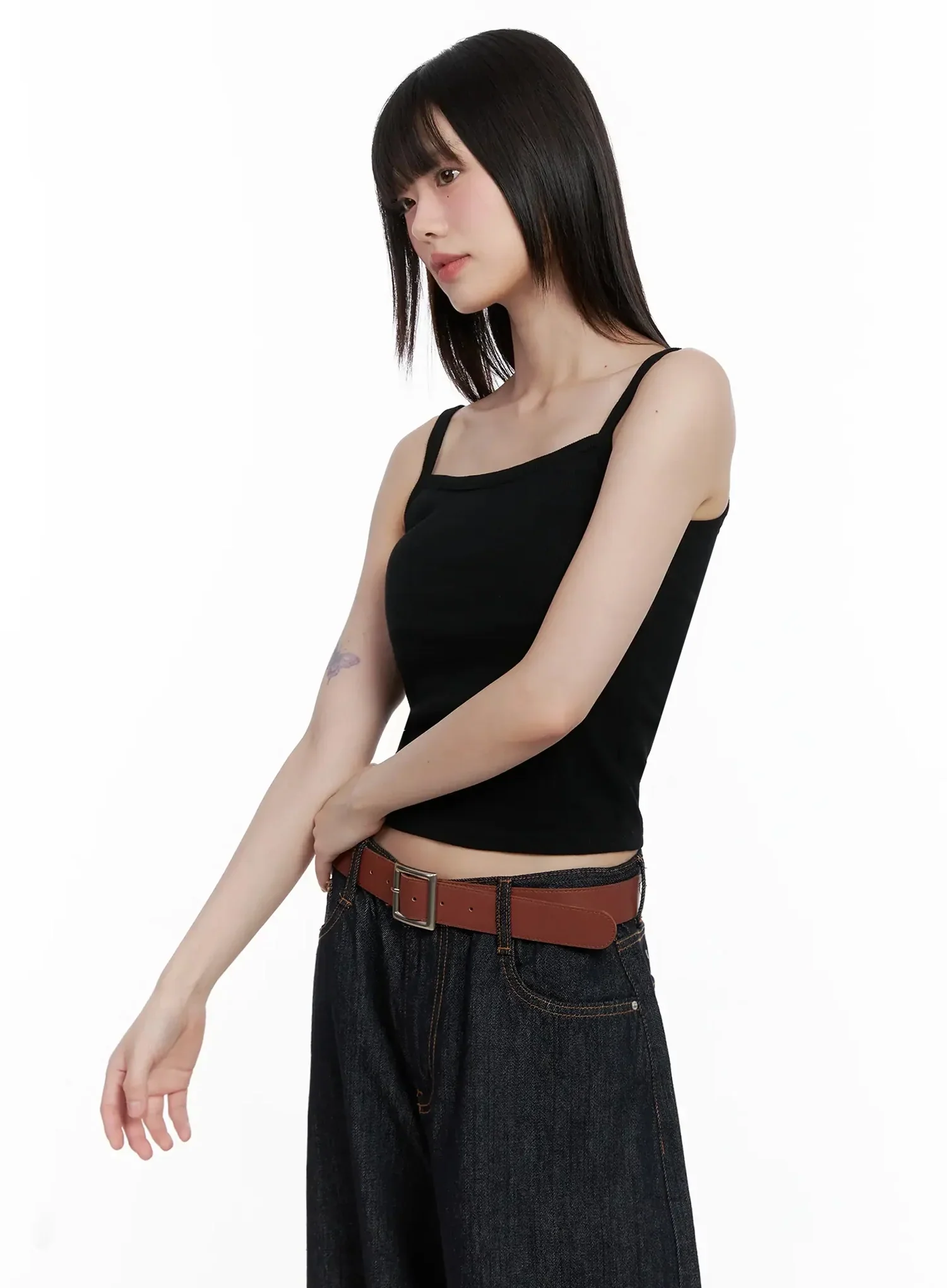 Ribbed Sleeveless Crop Top IL531 - Image 9