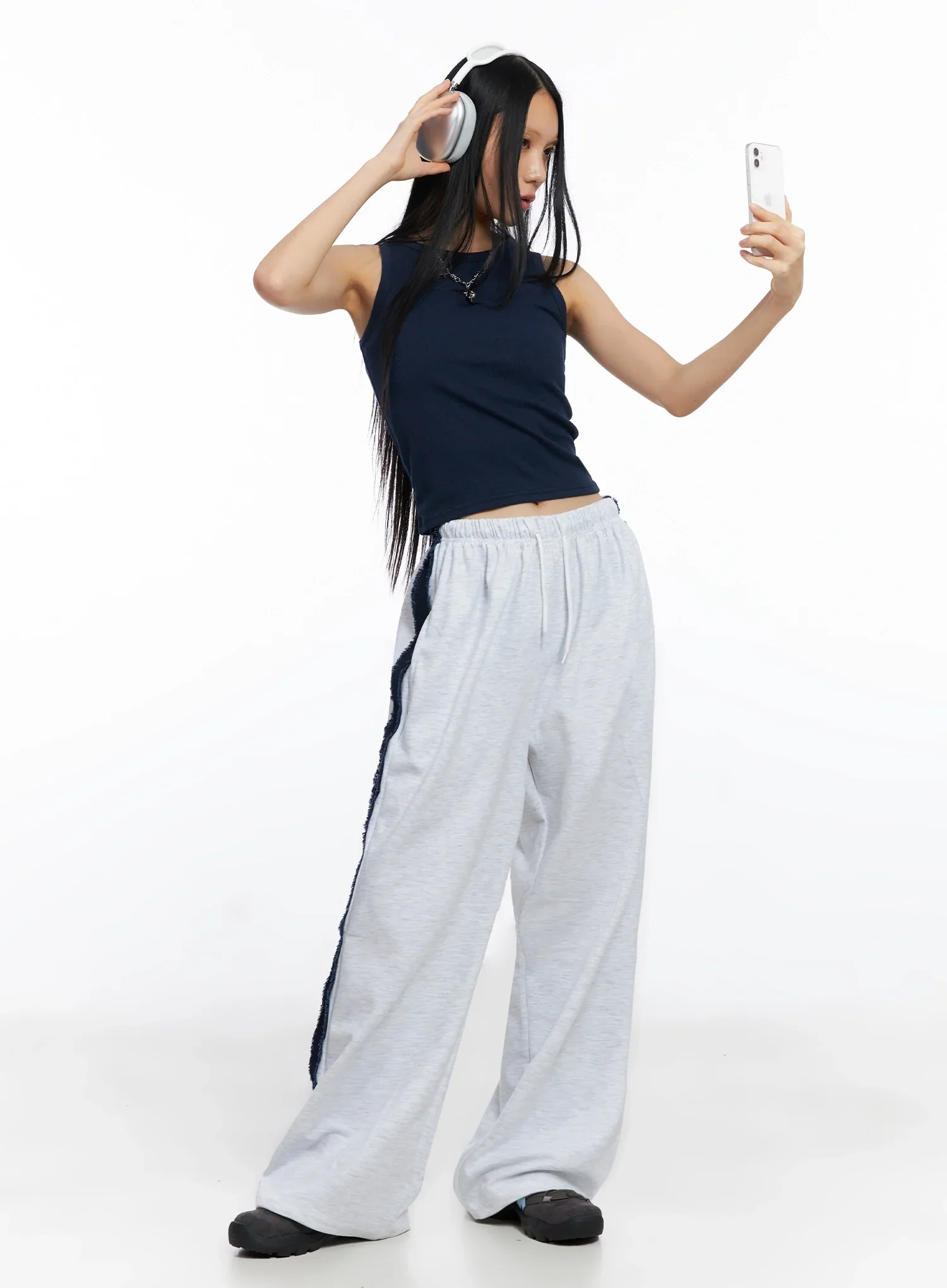 Ribbed Sleeveless Crop Top IO517 - Image 12