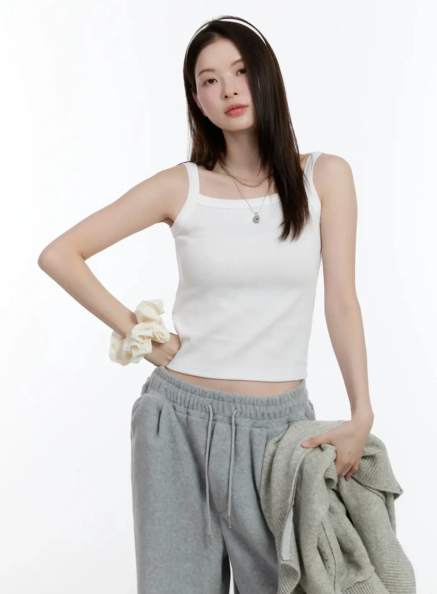 Ribbed Sleeveless Top ID526
