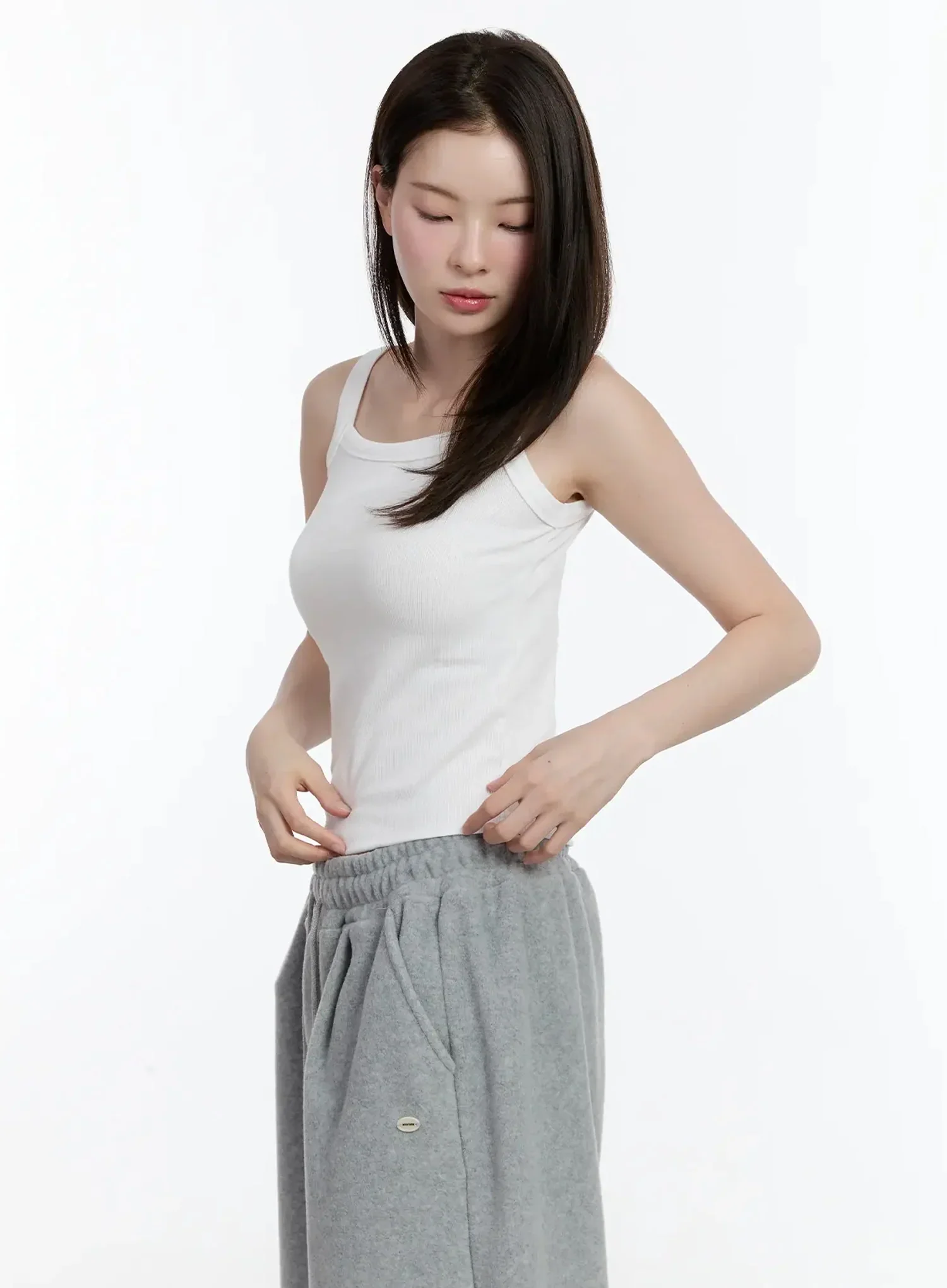 Ribbed Sleeveless Top ID526 - Image 6