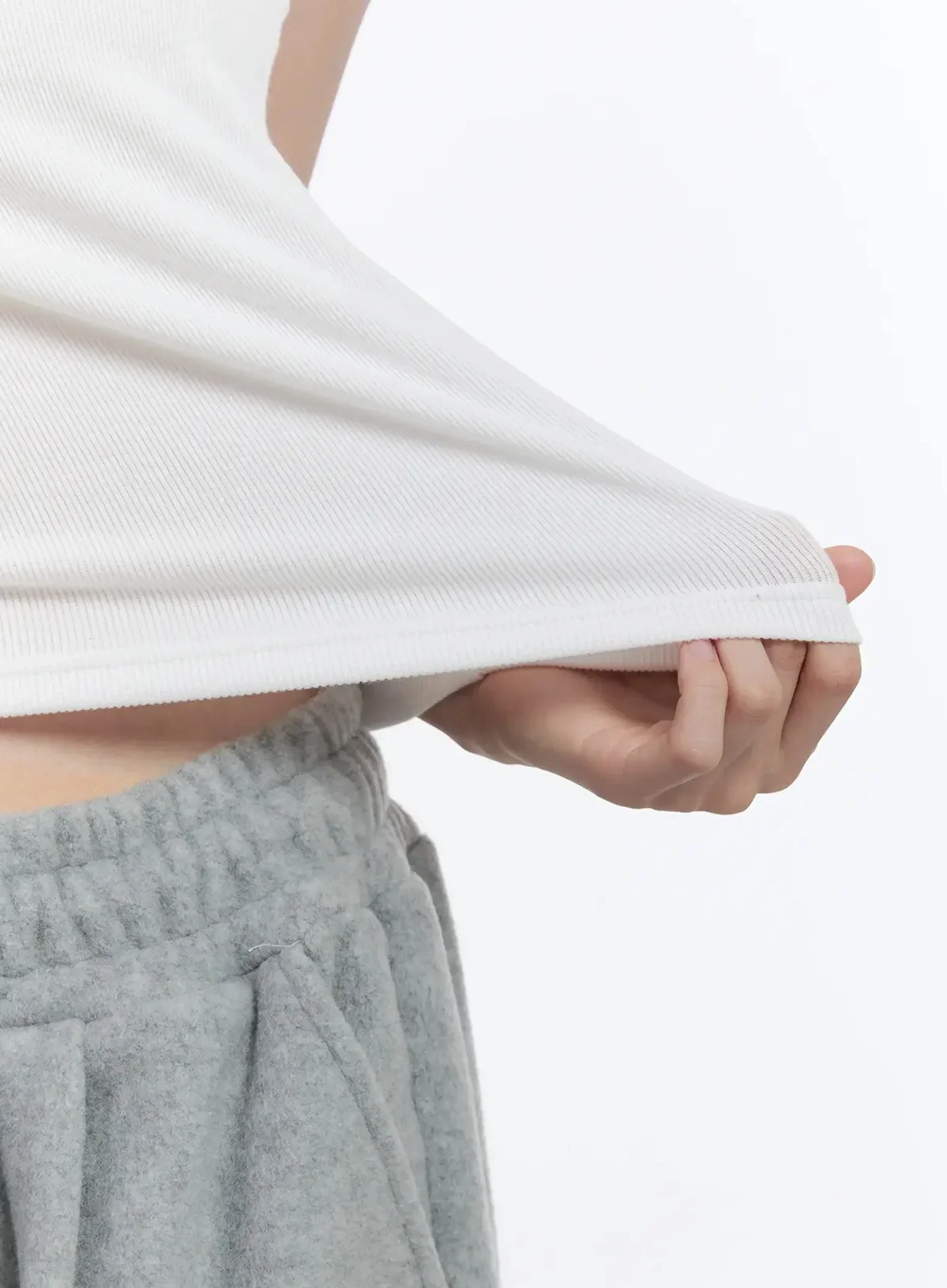 Ribbed Sleeveless Top ID526 - Image 7