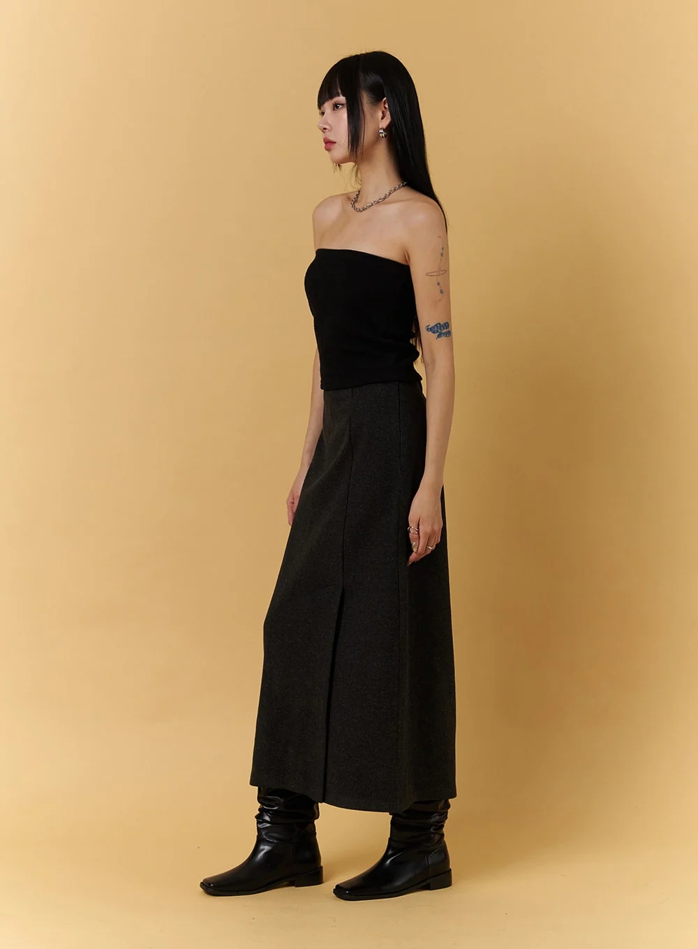 Ribbed Tube Top CJ404 - Image 3