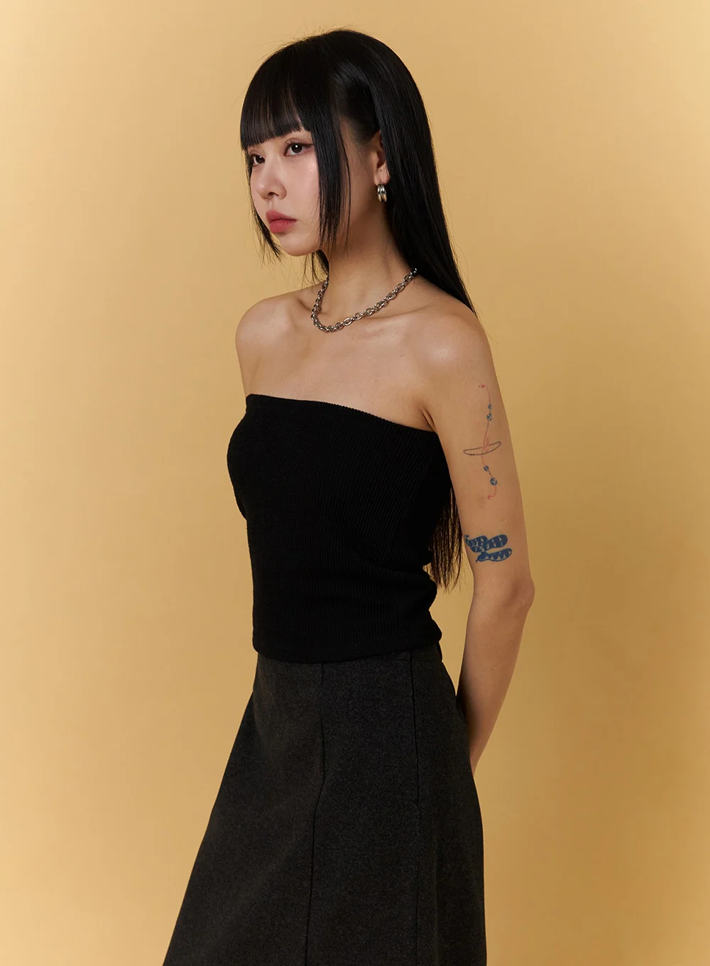 Ribbed Tube Top CJ404 - Image 5