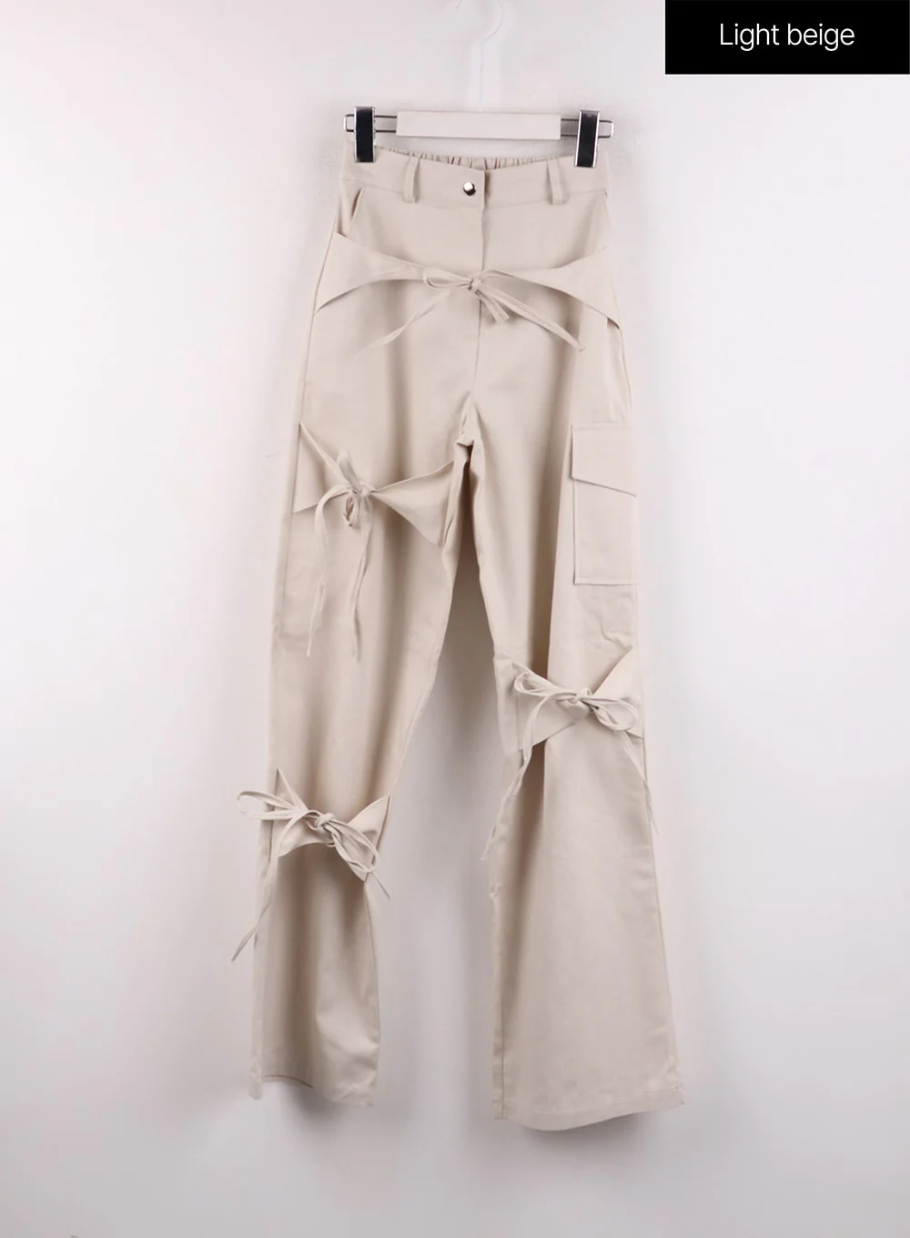 Ribbon Detail Cargo Pants CF401 - Image 13